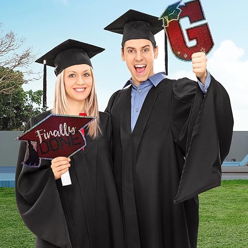 Miniatura 6 de Tatuo 11 letreros de graduación para patio, decoración de felicitaciones, graduación, césped, 2023, letreros de patio de graduación con 23 estacas