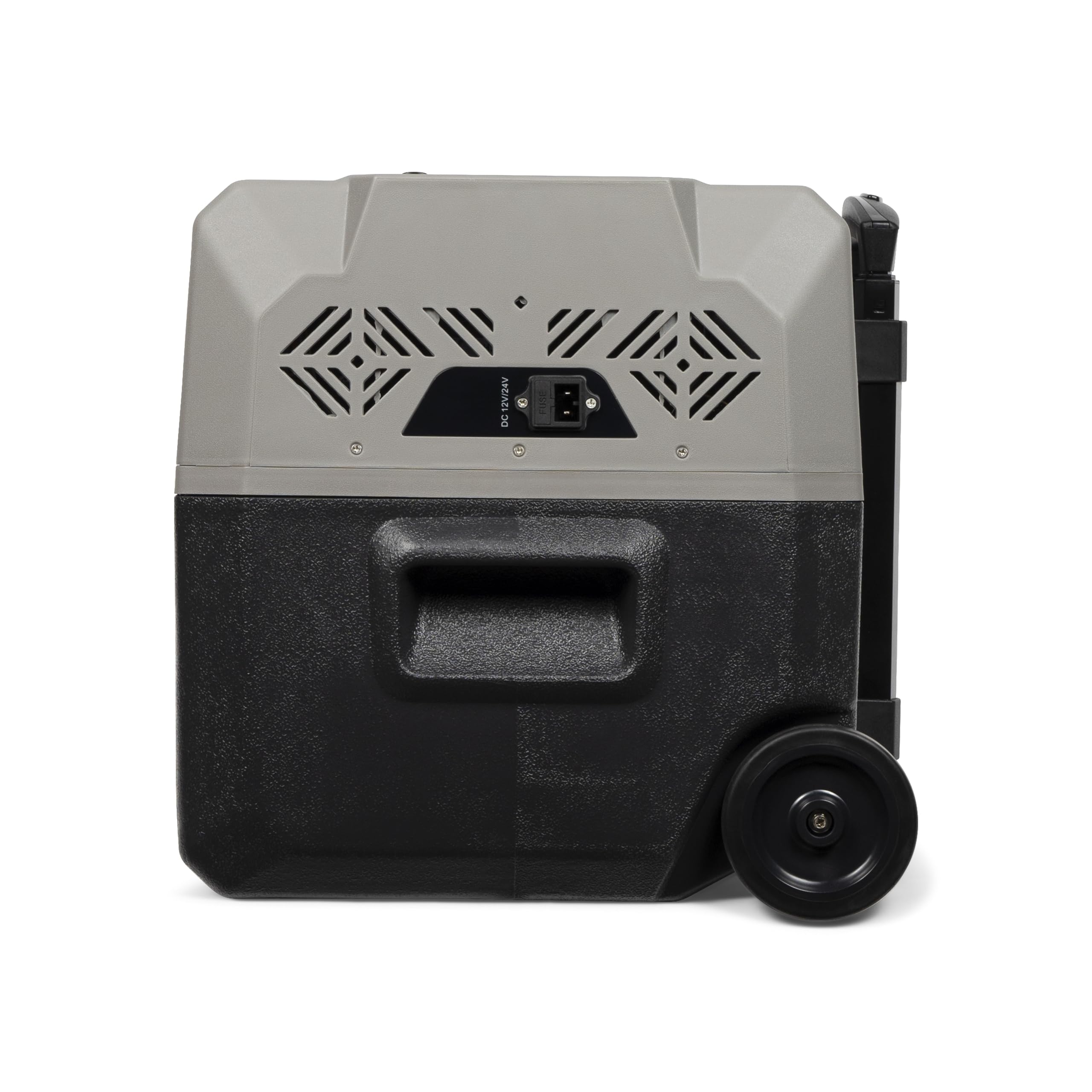 Steamy-E Single Zone 30 Roller, Frigorifero Elettrico a Compressore con Ruote, 12/24V DC e 100-240V AC, per Congelare e Raffreddare da -20℃ a +20℃, Ideale per il Campeggio, 28 Litri, Nero
