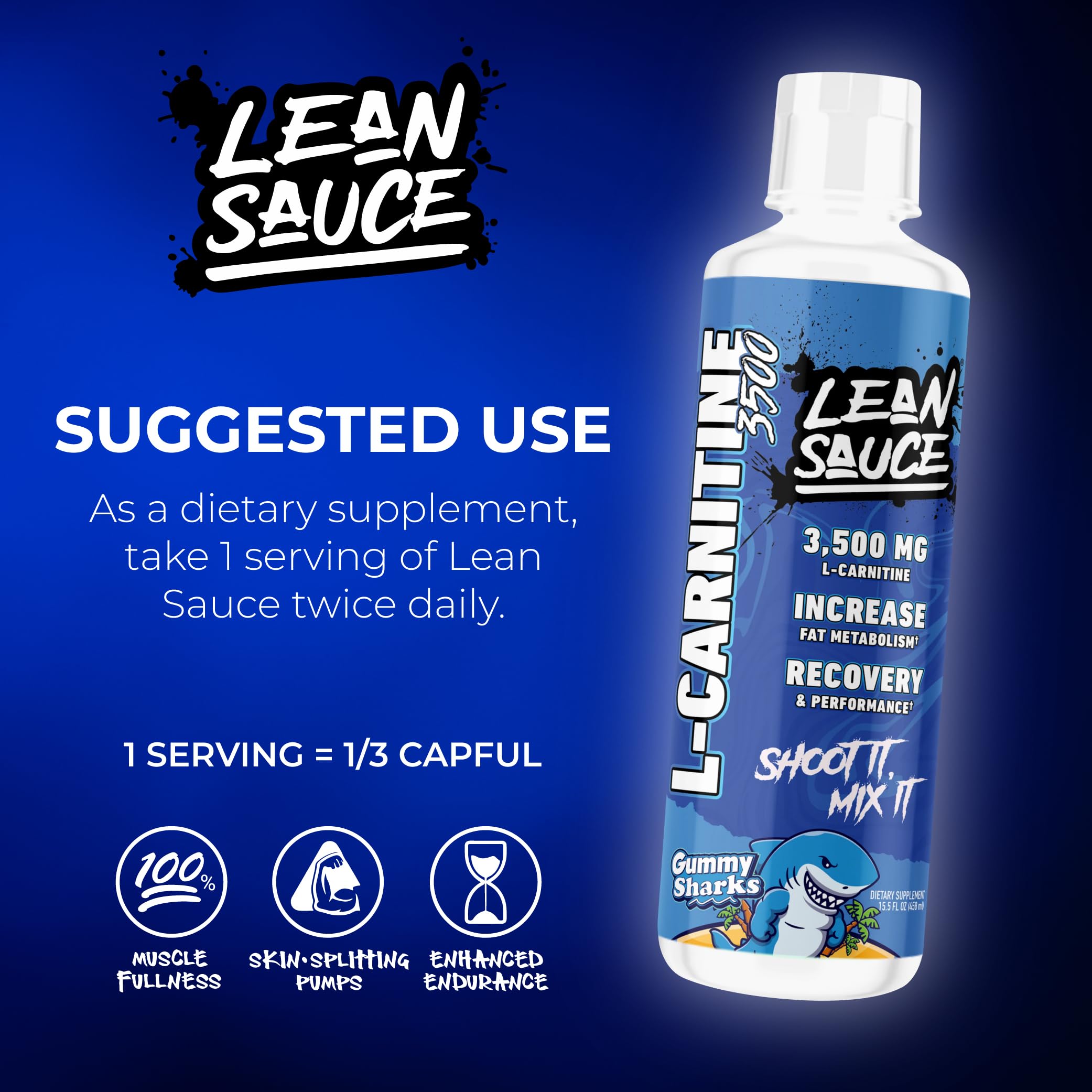 Lean Sauce Liquid L-Carnitine 3500 - Pre Workout Formula, Stimulant Free for Optimal Absorption, Energy & Muscle Support - 15% More (3500 vs 3000) — Amazon image 5