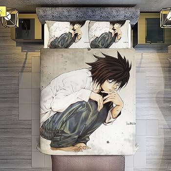 Amazon|布団カバー シングル・3点セット Death Note デスノート 寝具 Amazon|布団カバー シングル・3点セット Death Note デスノート 寝具