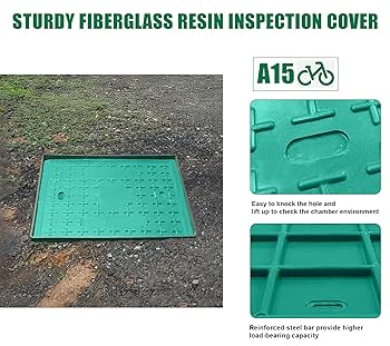 Natotela 2 Sets 16x16x16in Underground Splice Box W/FRP