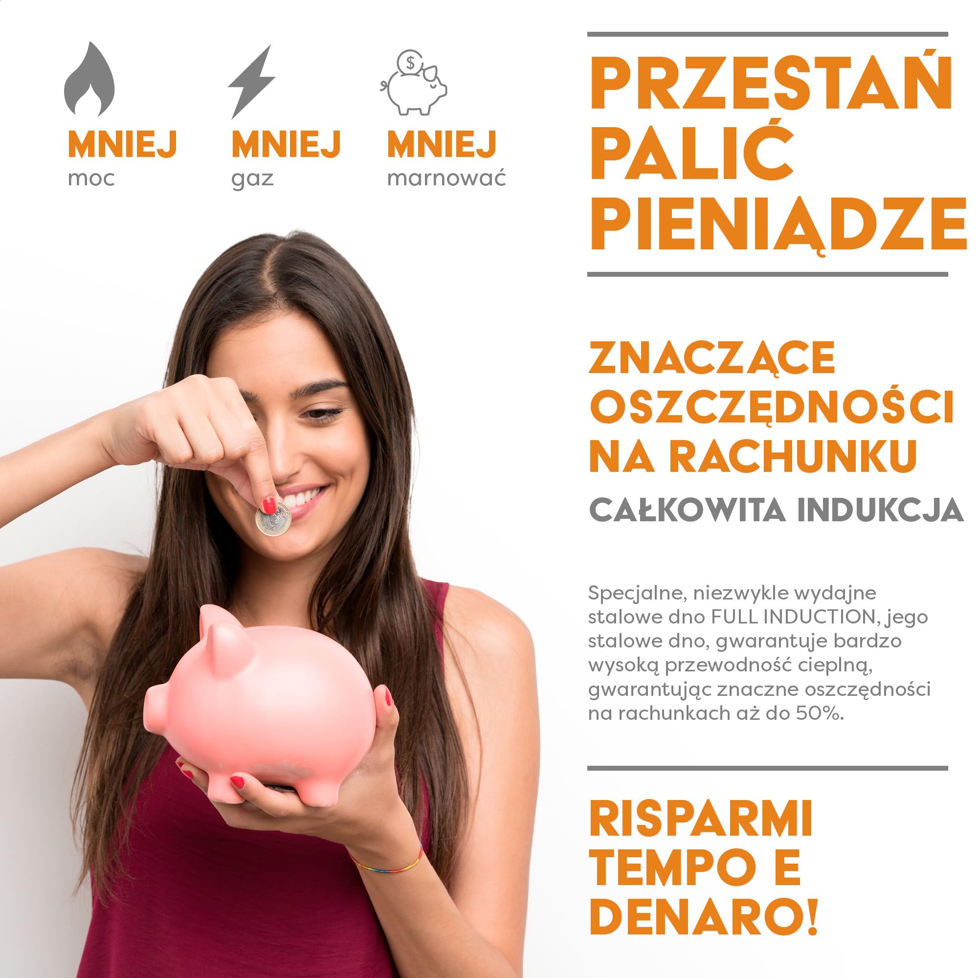 Stone&Stone Naczynia zapiekanki do pieczenia Profesjonalna pasta indukcyjna o dużej przyczepności opracowana w niemieckiej technologii garnek nadaje się również do piekarnika | Pokrywka | 1 łyżka