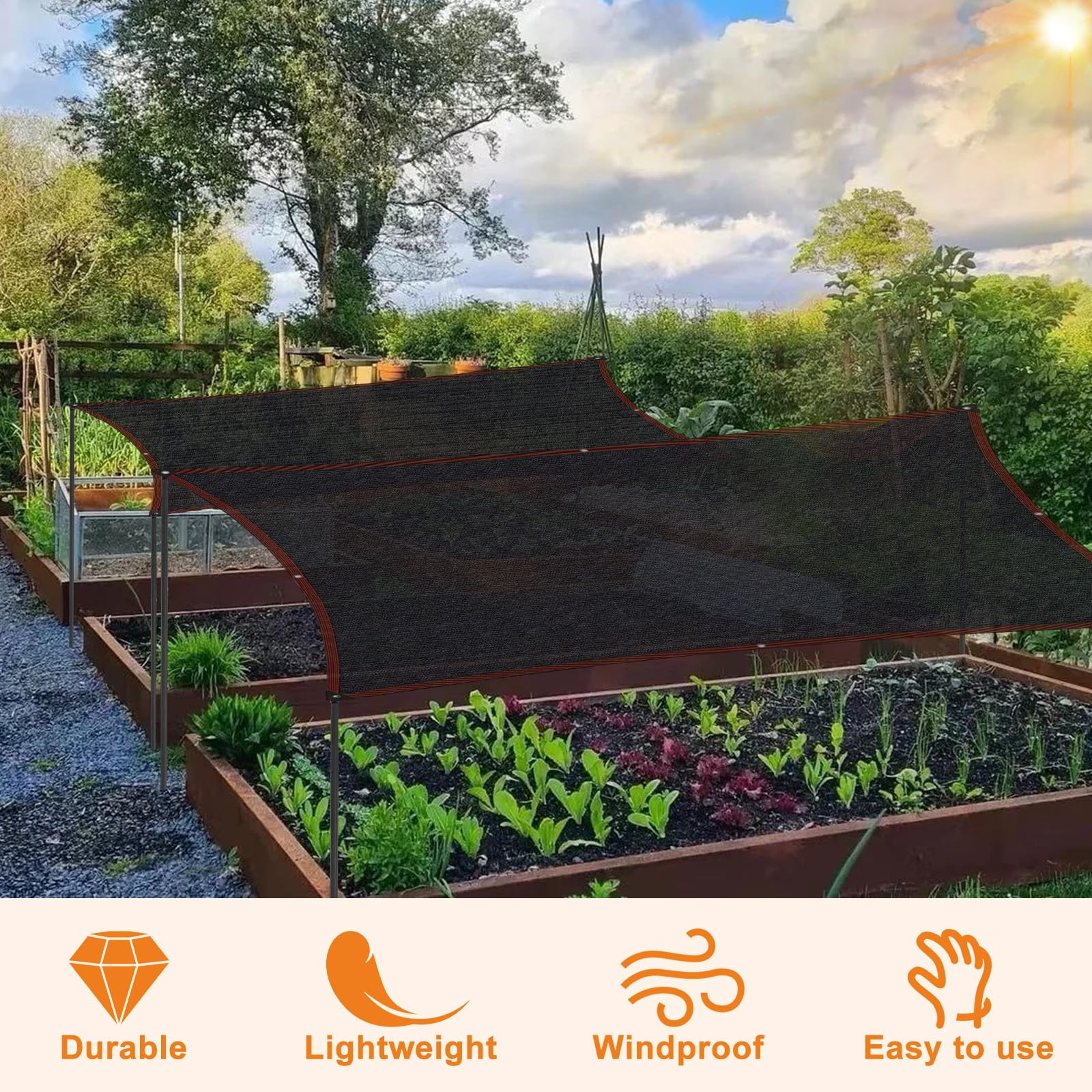 Exterieur Filet D'ombrage Vert Potager Filet D ombrage Filet Anti, filet brise v