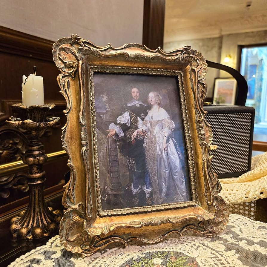 Amazon.com - SYLVIA'S SHOP Vintage 5x7 Picture Frame, Antique