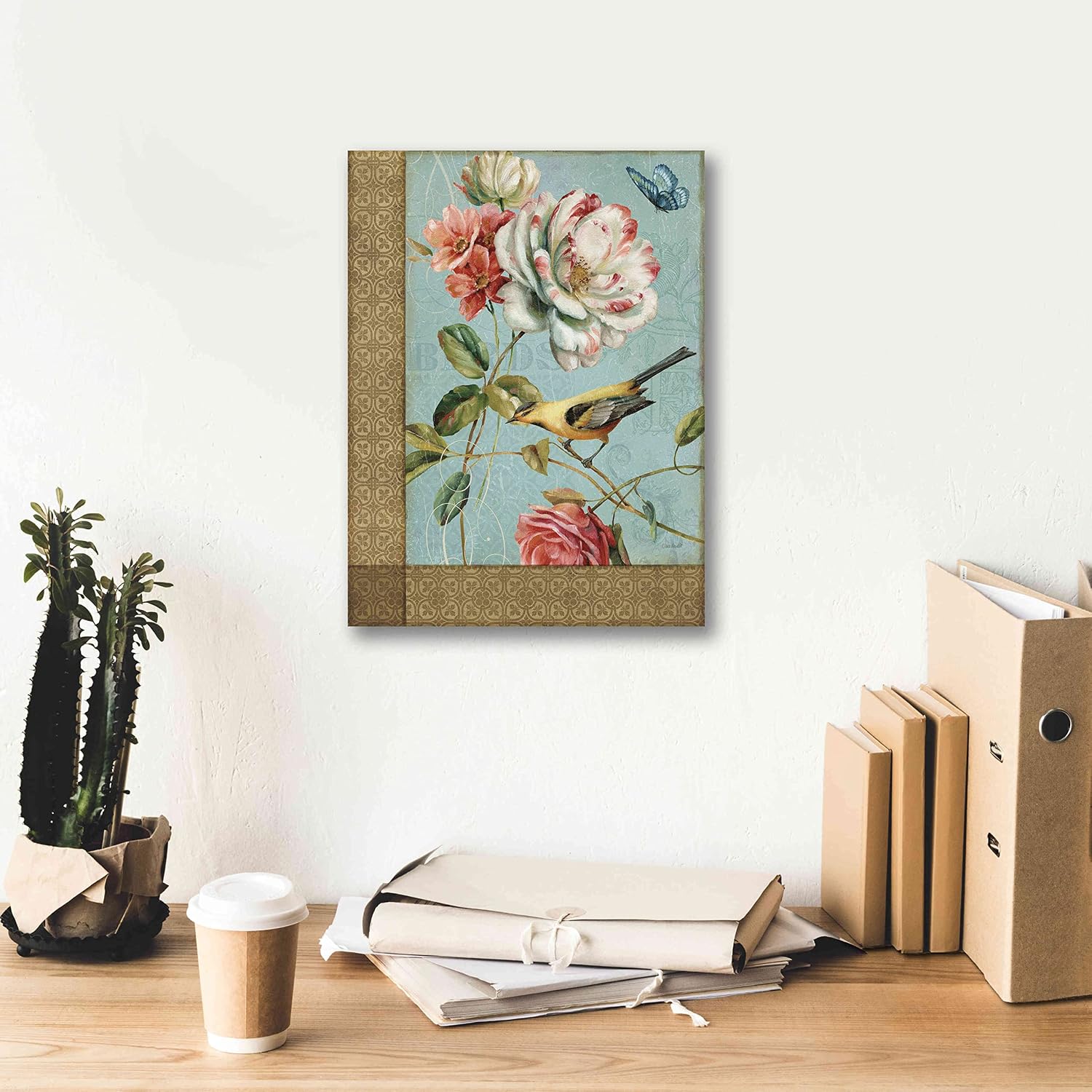Epic Graffiti 'Spring Romance I' by Lisa Audit, Canvas Wall Art, 12"x16"
