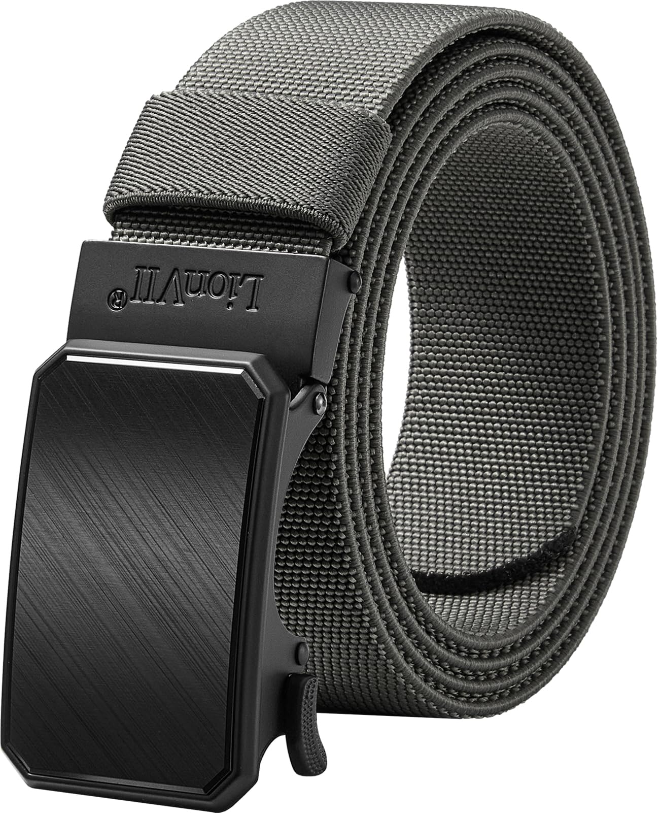 LionVII Ratchet Men's Belt Work Stretch Adjustable