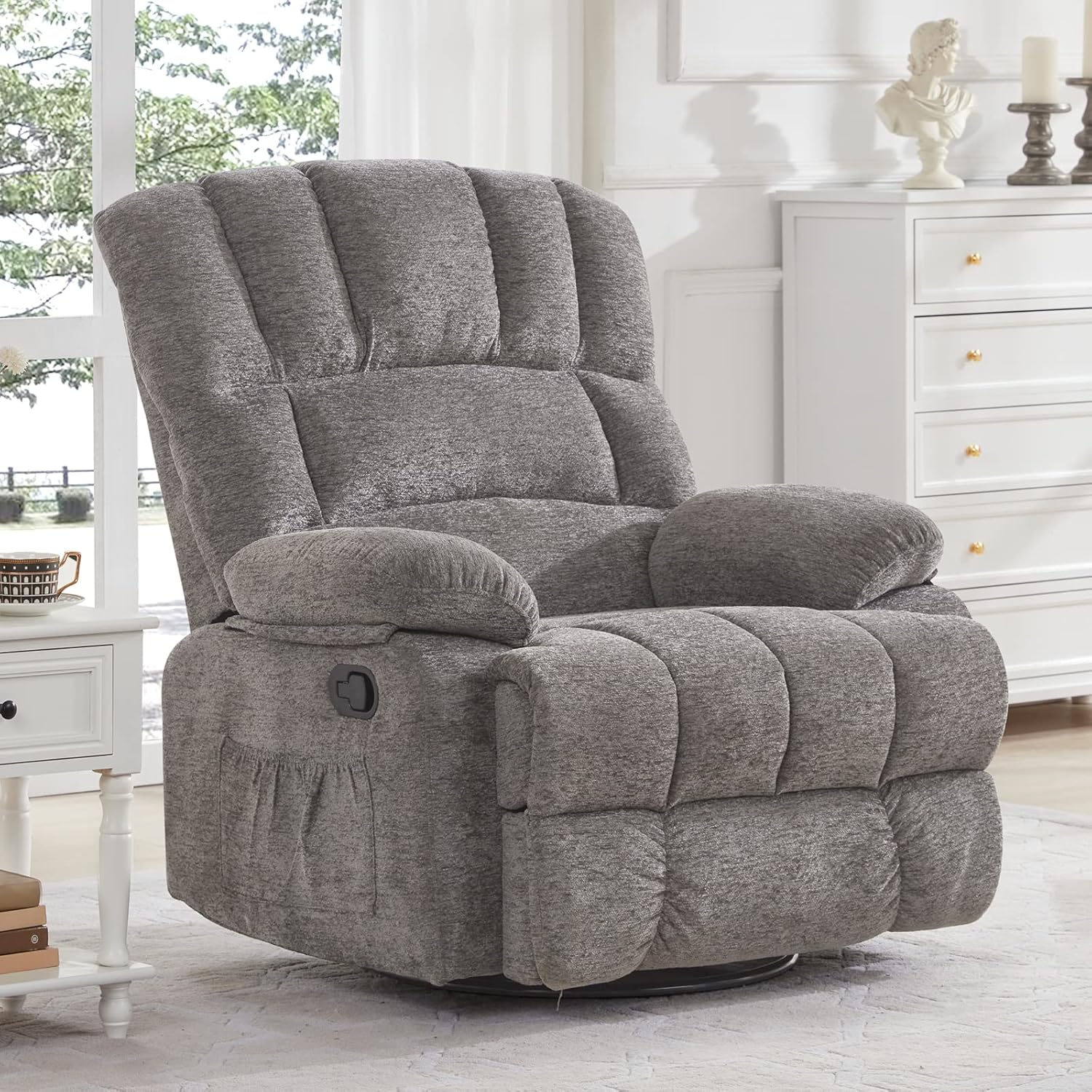 Dreamsir Oversized Rocker Recliner Chair for Adults