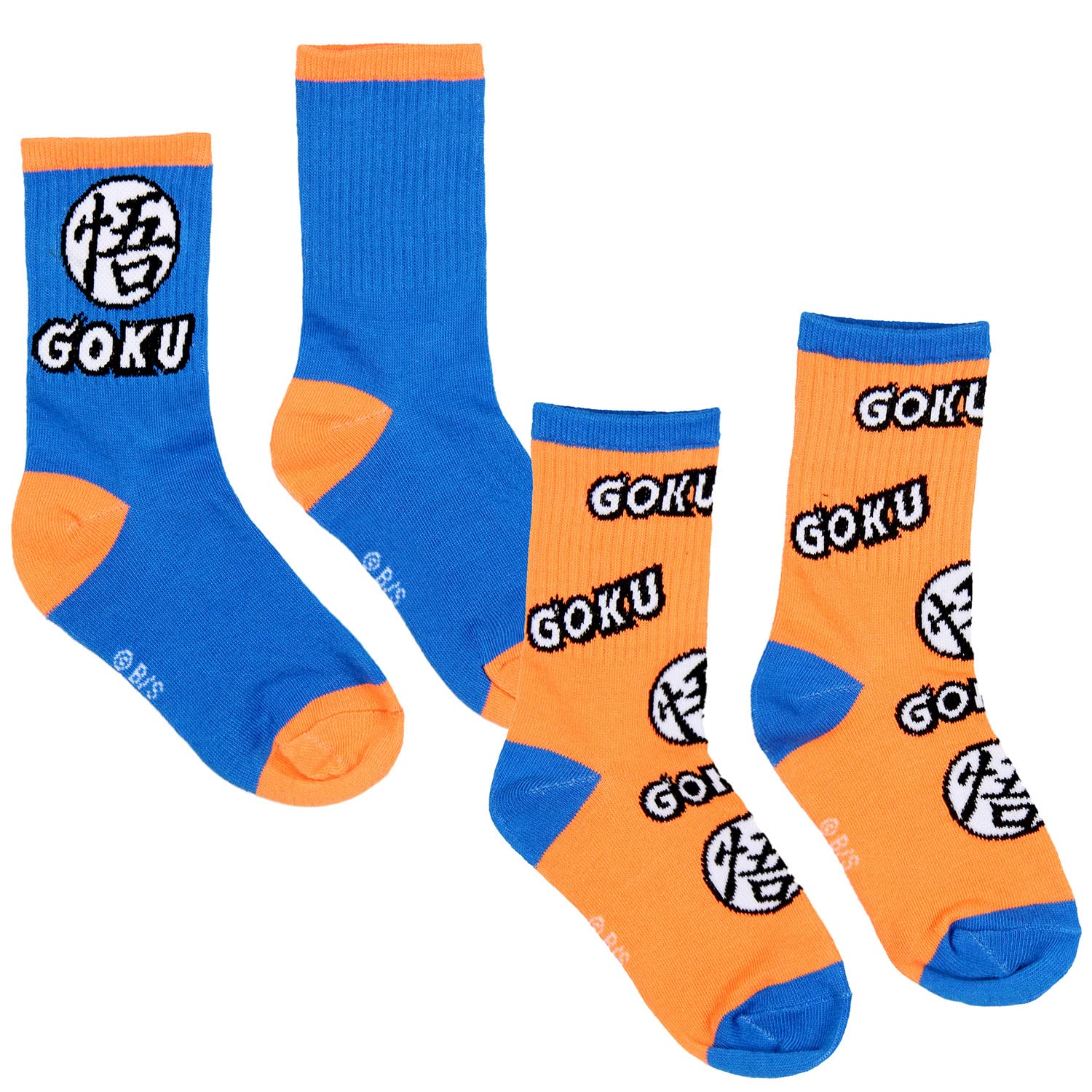 Dragon Ball Super Broly Movie Kids Week Of Socks - Juego de 7 pares de calcetines para mezclar y combinar, Multi colorido, 7-9