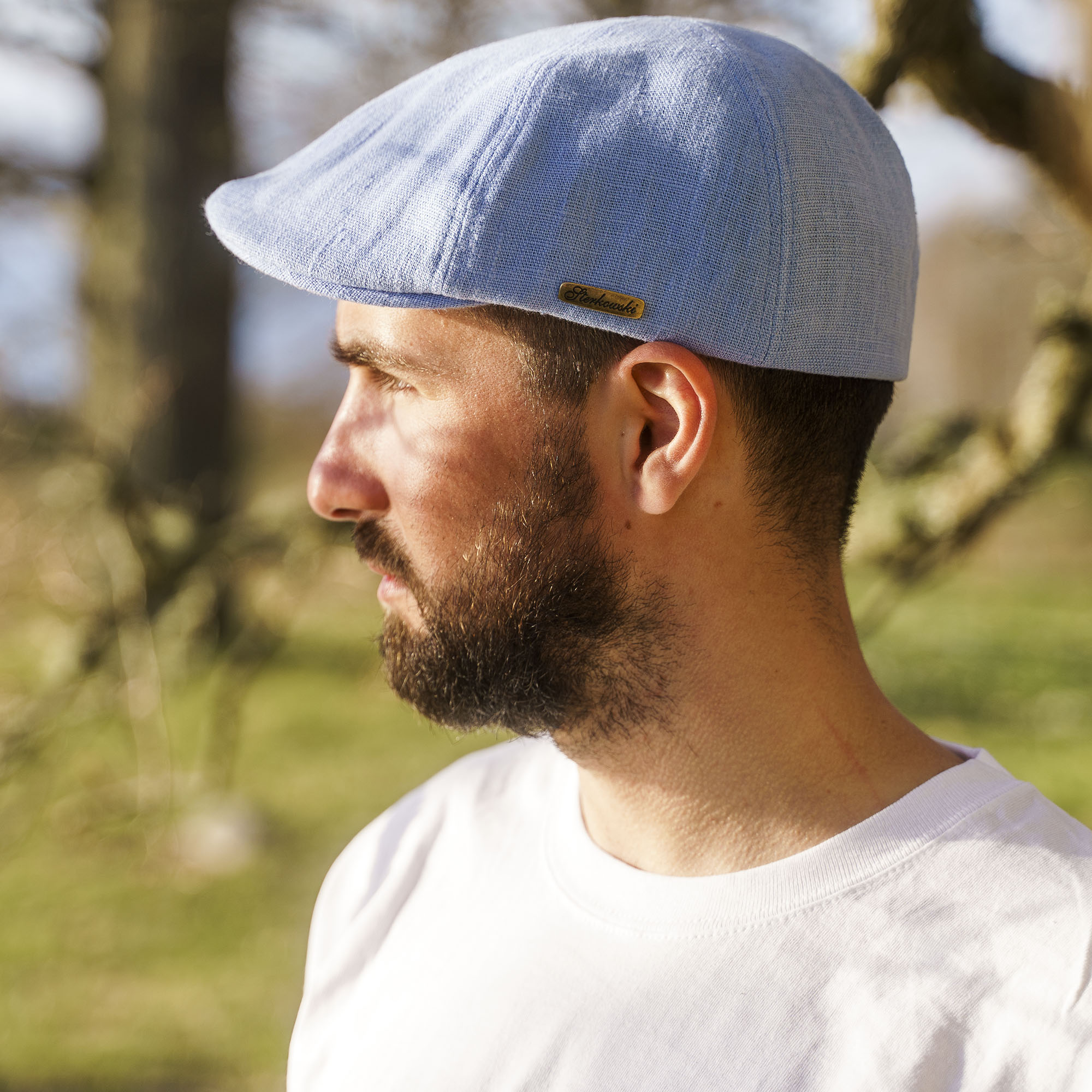 Summer Docker Sterkowski Rusty Duckbill Cap Harris Tweed Flat