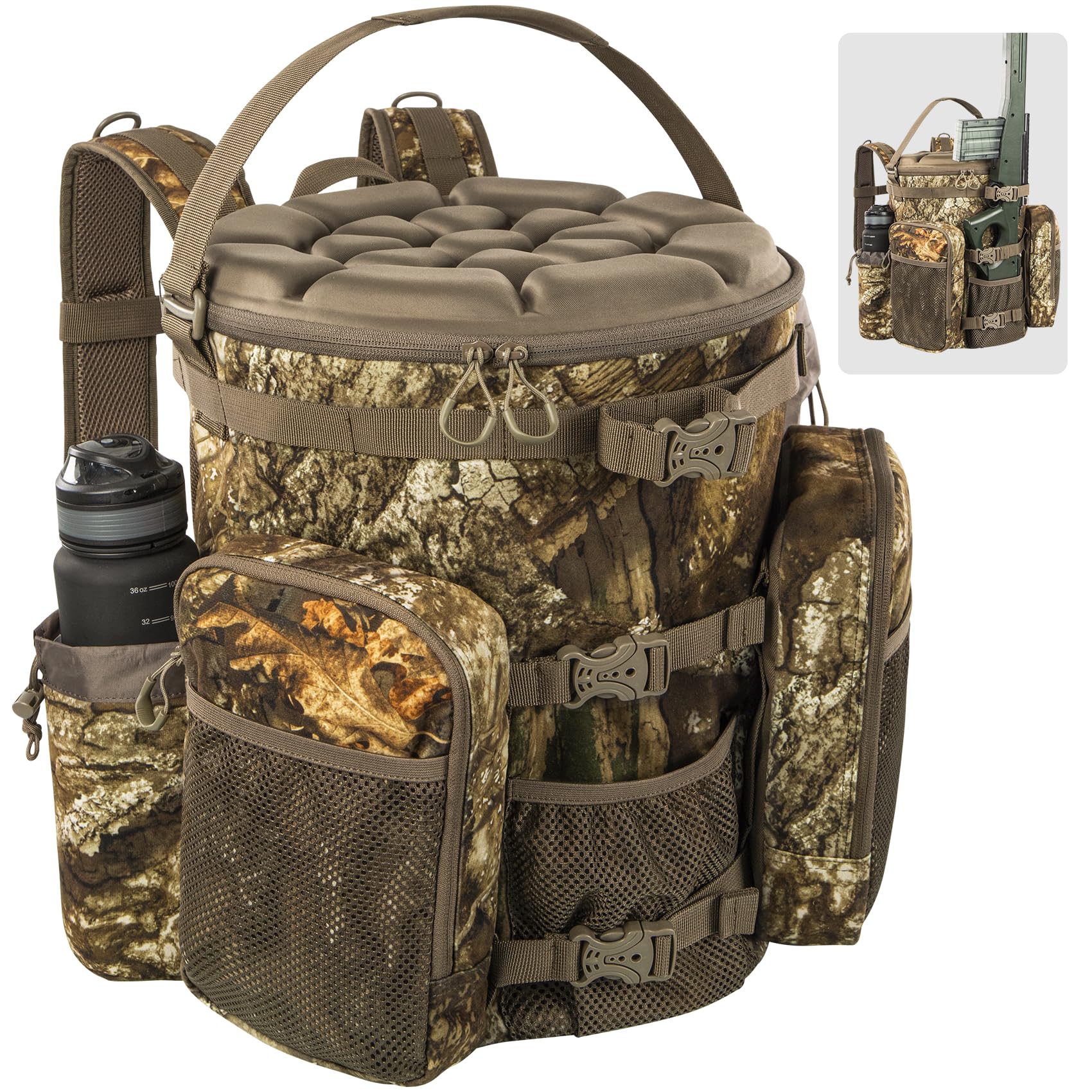 BLISSWILL Hunting Bucket Backpack with Seat (5-gal)
