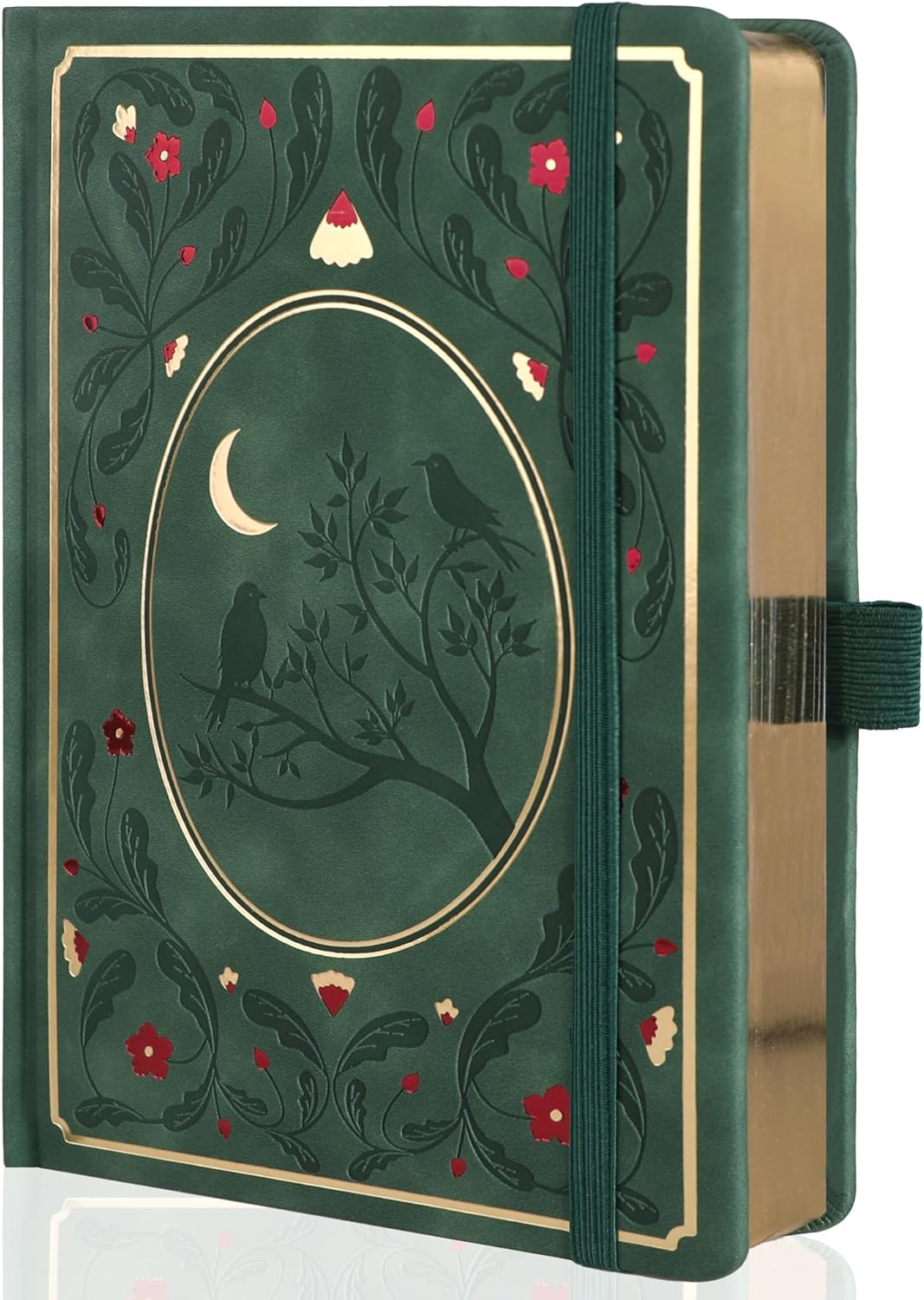 TIEFOSSI Dot Notebooks, A5 Hardcover Dot Journals for Writing Women, 160gsm Thick Paper, 190 Numbered Pages, for Planner Organization