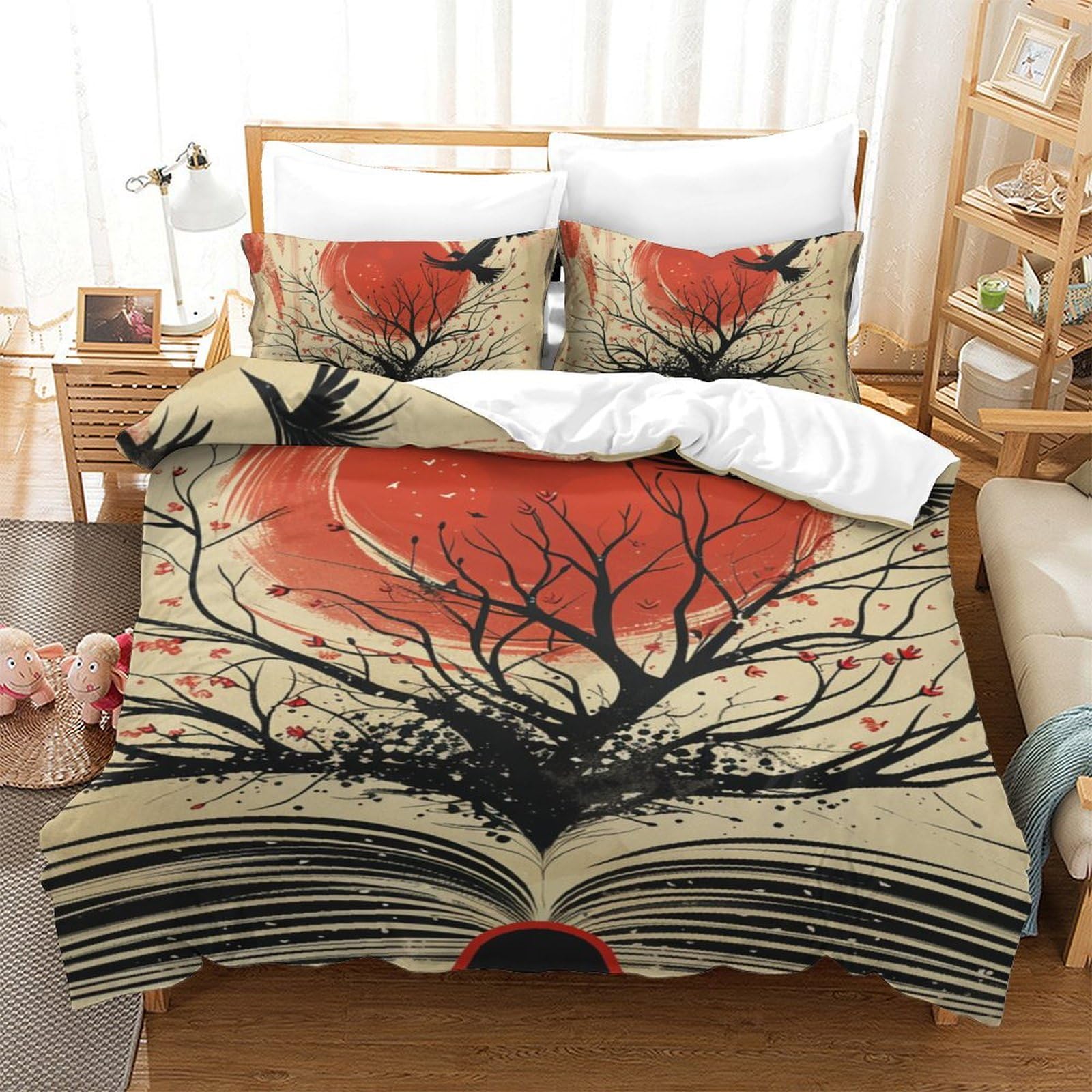 Housse de couette Arbre de Vie respirante pour des nuits douces et un sommeil réparateur