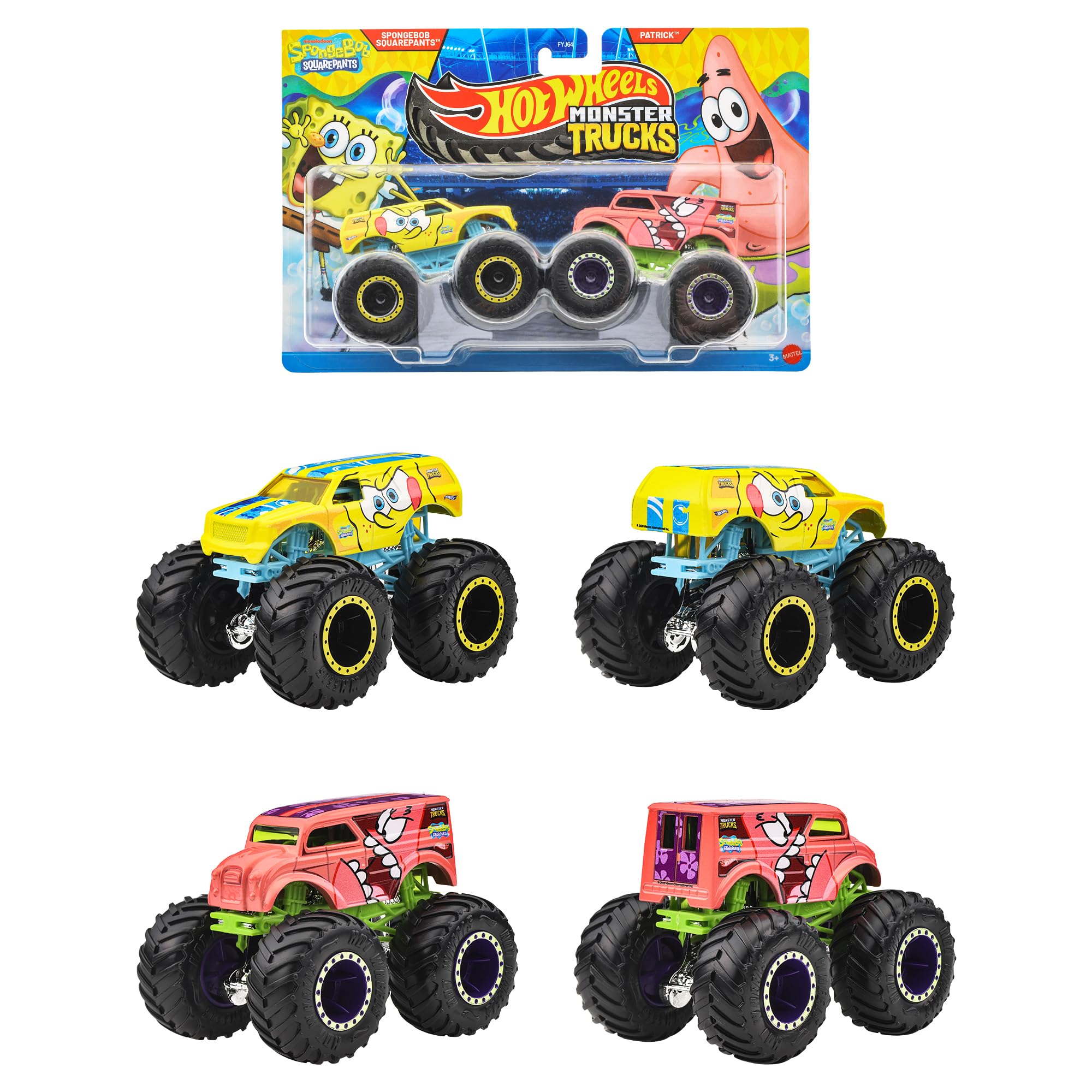 Amazon | ホットウィール(Hot Wheels) モンスタートラック 1:64 2