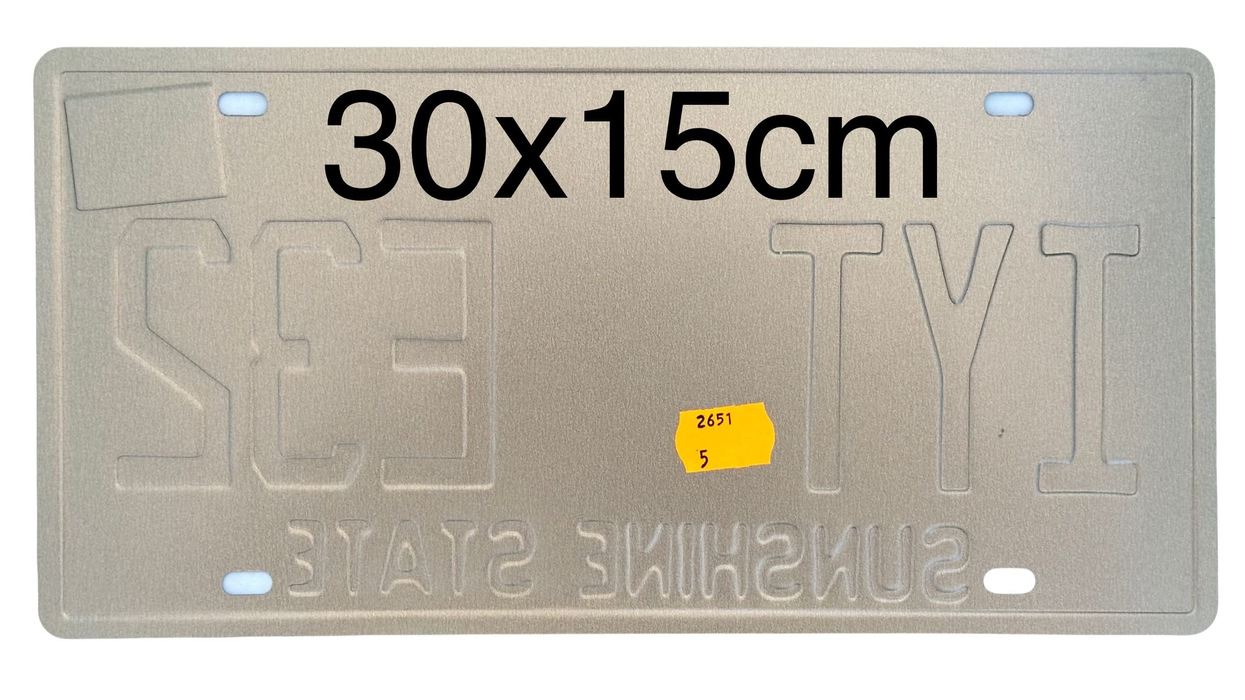 Lote de 12 Placas de Matrícula de Coche de EE. UU. Réplicas de Placas Americanas Bar - Cafetería - Cueva de Hombre - Garage o Taller —15x30cm—(LOTE-5-Y-7-REKKILPI)