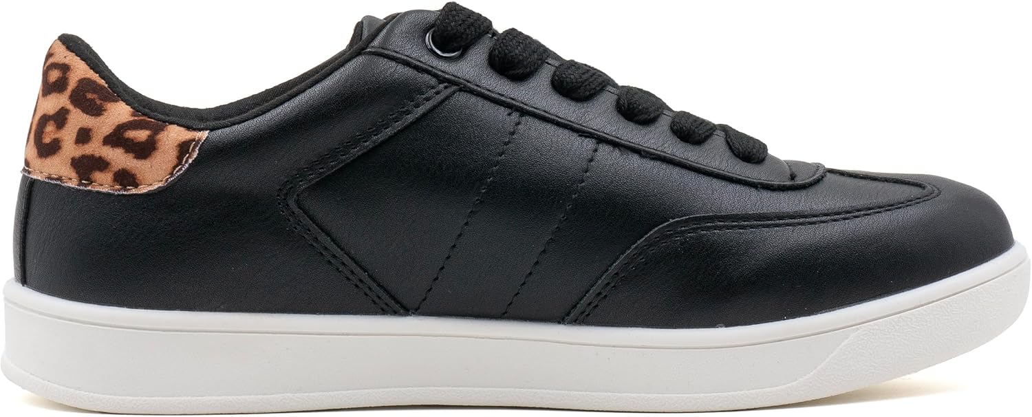 Women's Lace Up Trendy Sneaker Classic Fashion Low Top Walking Shoes - Picture 58 of 109