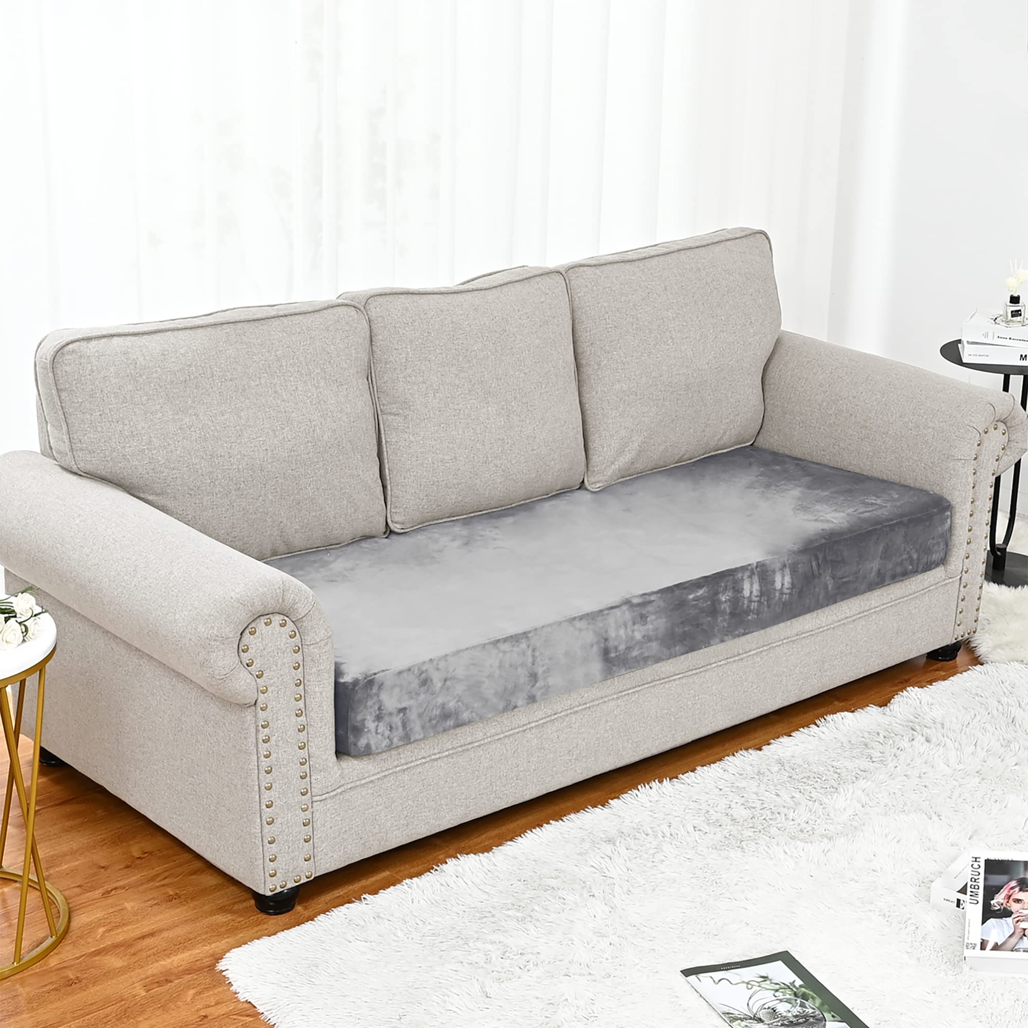 Buy Rosnek Stretch Couch Cushion Covers for Sectional Sofa L Shape