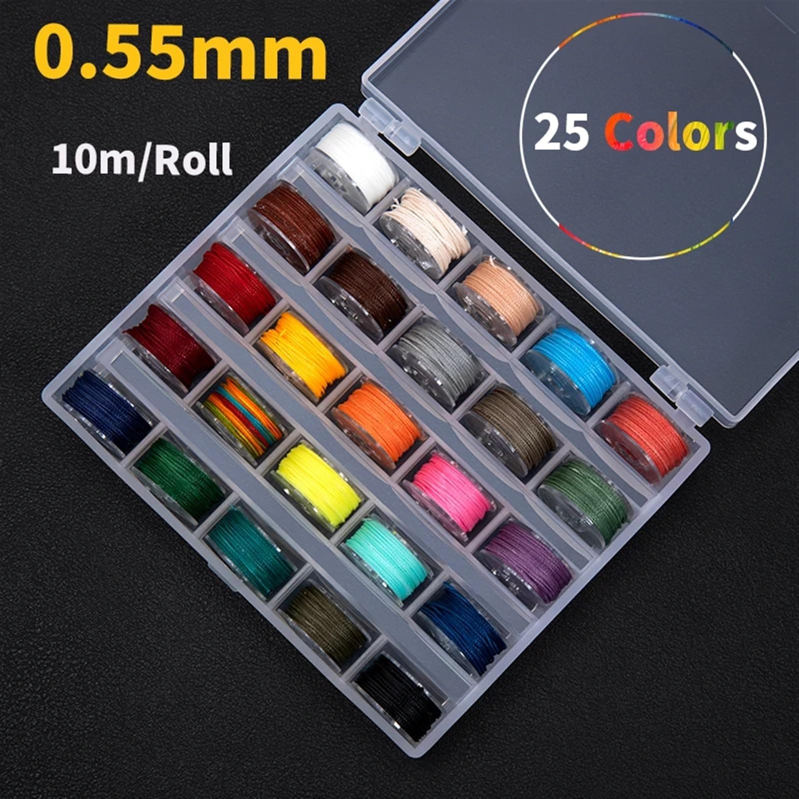 Nici do maszyn do szycia, Zestaw nici do szpulki maszyny szycia ze skóry(S 0.65mm)