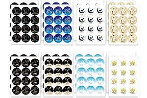 192-Count Eid Mubarak Stickers: The Perfect Touch for Your Eid Celebration