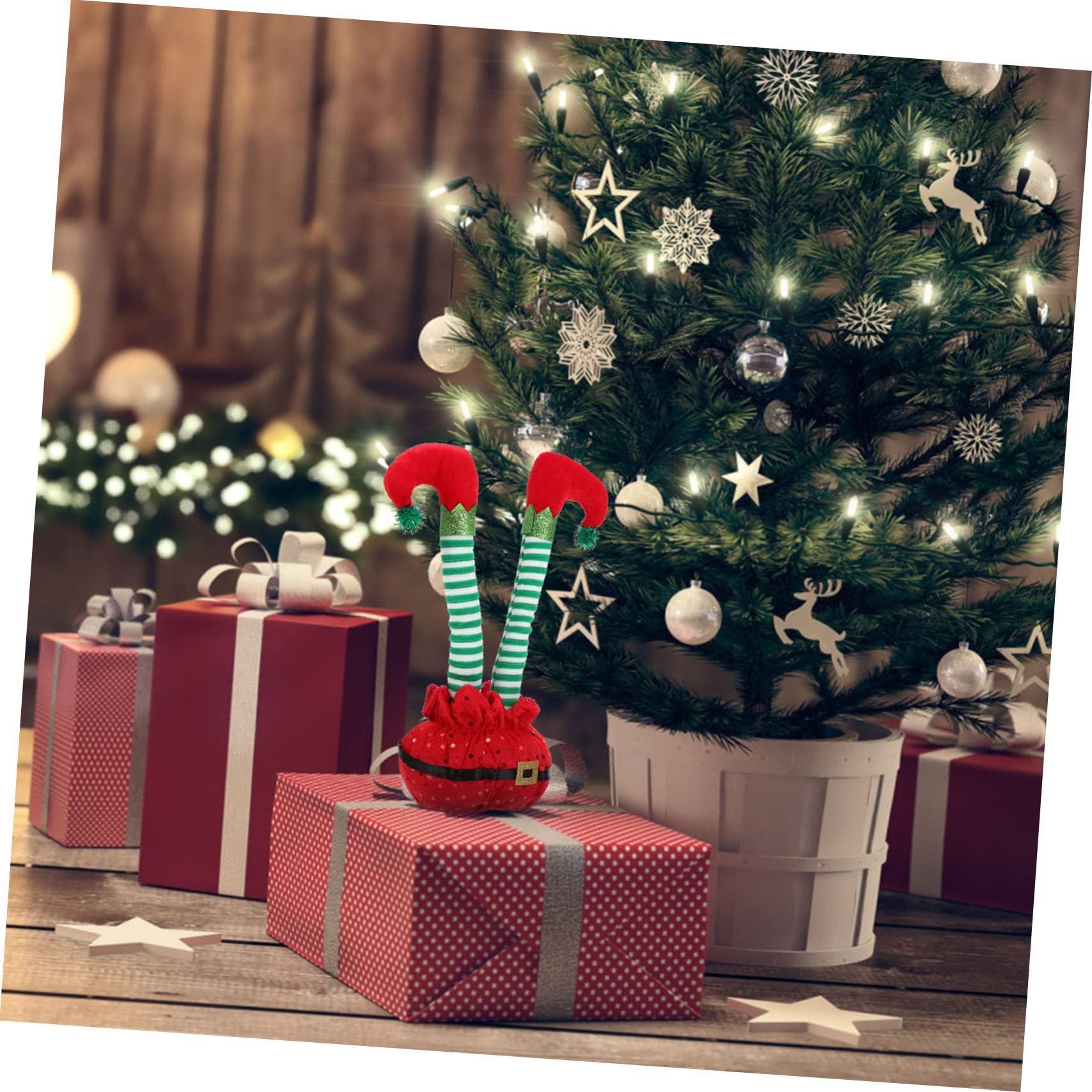 PRETYZOOM 3 Pezzi Di Ghirlanda Natalizia Ad in Cotone Decorazione Da Tavolo Per Feste Di Natale