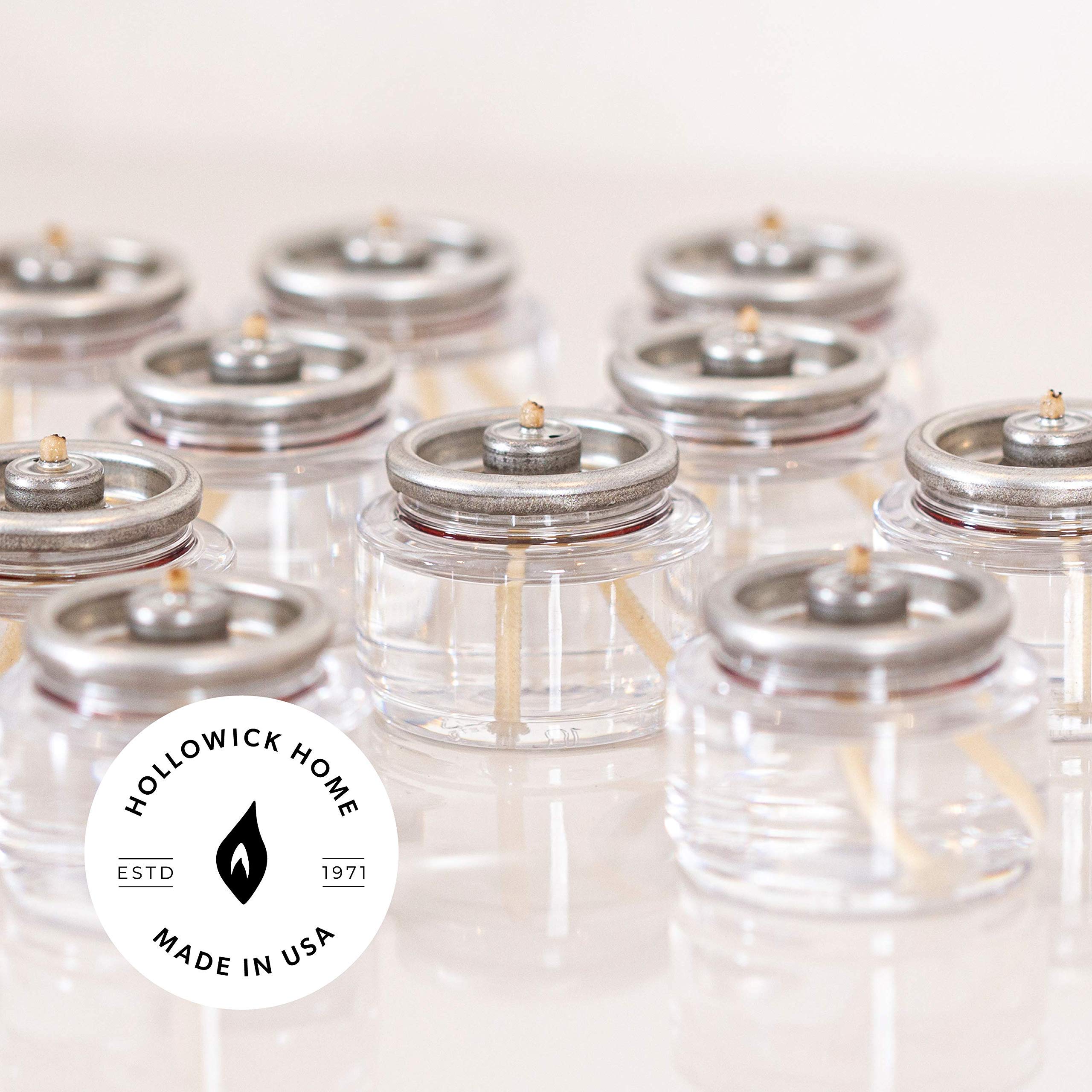 Hollowick Home 8 Hour Liquid Tealight Disposable Candles (24 Per Pack