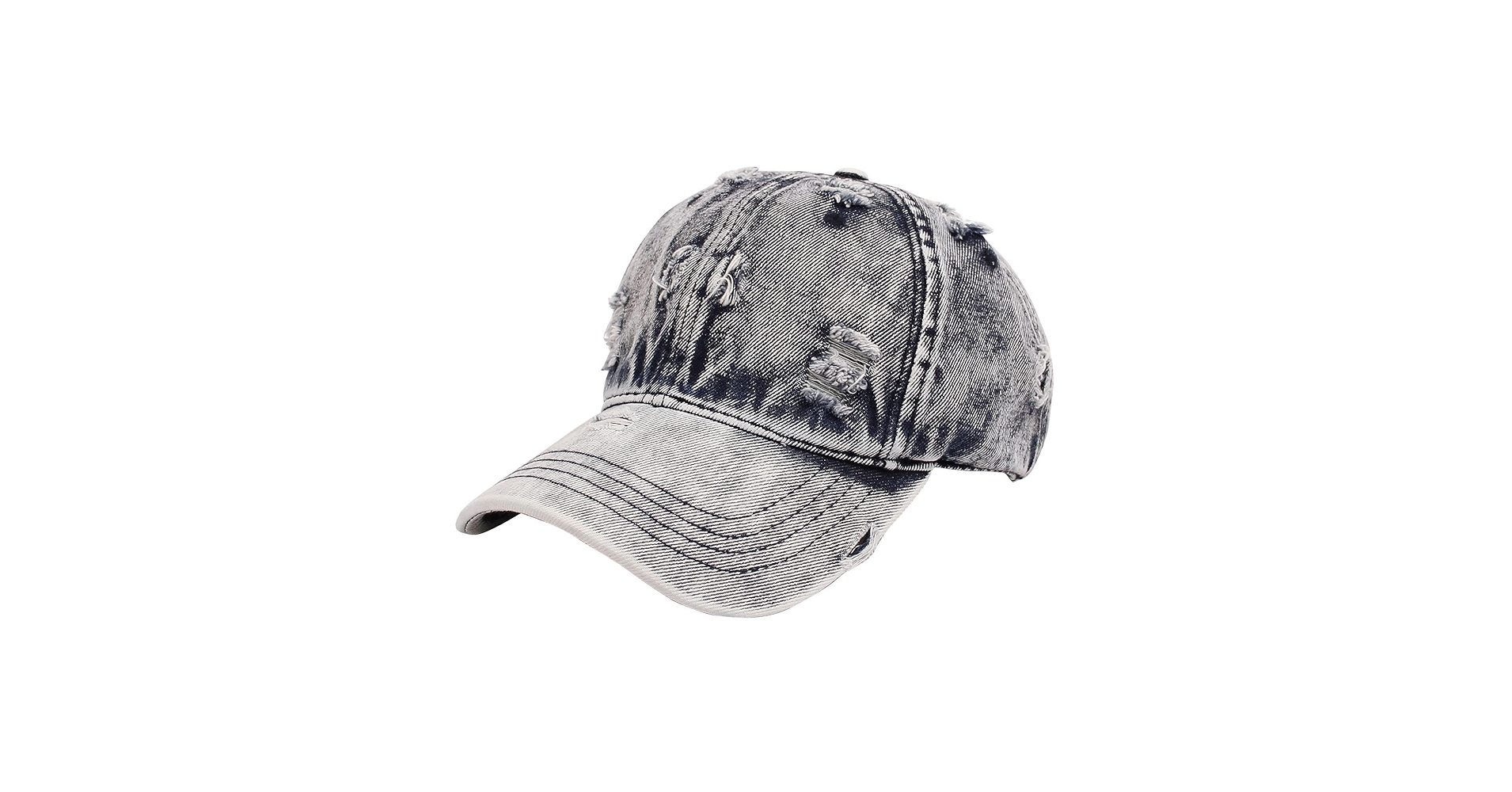 Generic Ripped Vintage Baseball Cap Unstructured Washed
