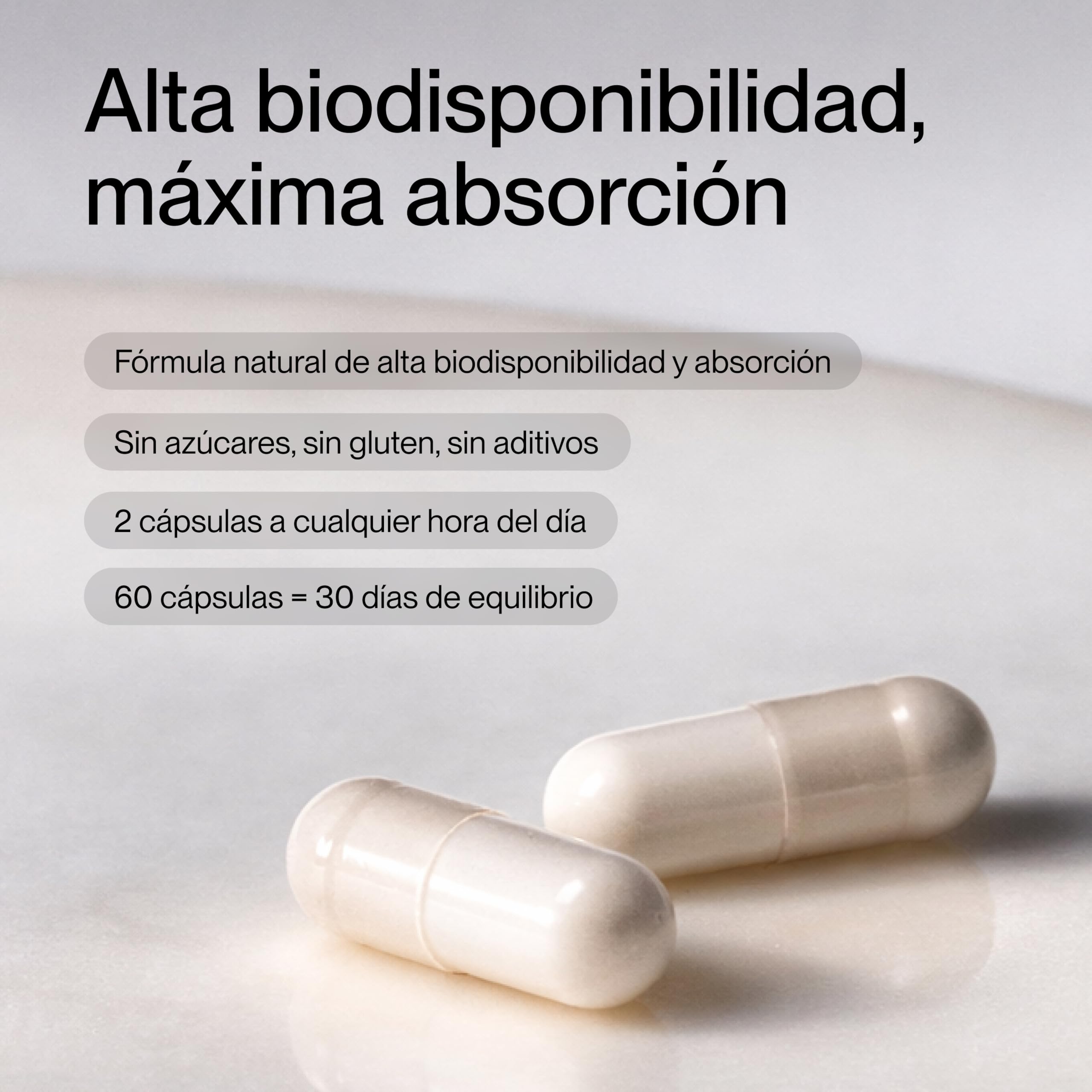 Magnesio Bisglicinato + ATAMg® Patentado – Alta Biodisponibilidad – Relajación Muscular y Mental – Reduce Cansancio y Fatiga – Sistema Nervioso – 60 Cápsulas Veganas | Superlativa Magnesium+ — view 6
