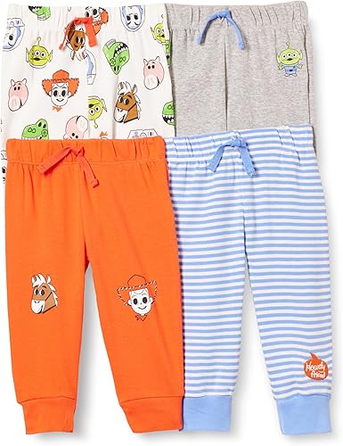 Amazon Essentials Disney | Marvel | Star Wars Baby Boys' Pants, Pack of 4