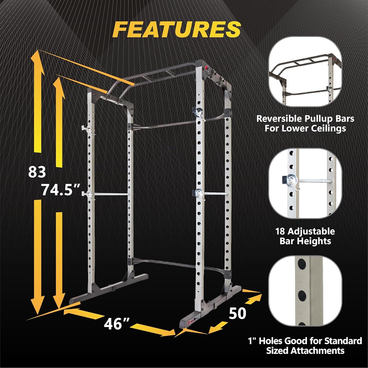 $50/mo Finance Fitness Reality Power Cage Squat Rack with