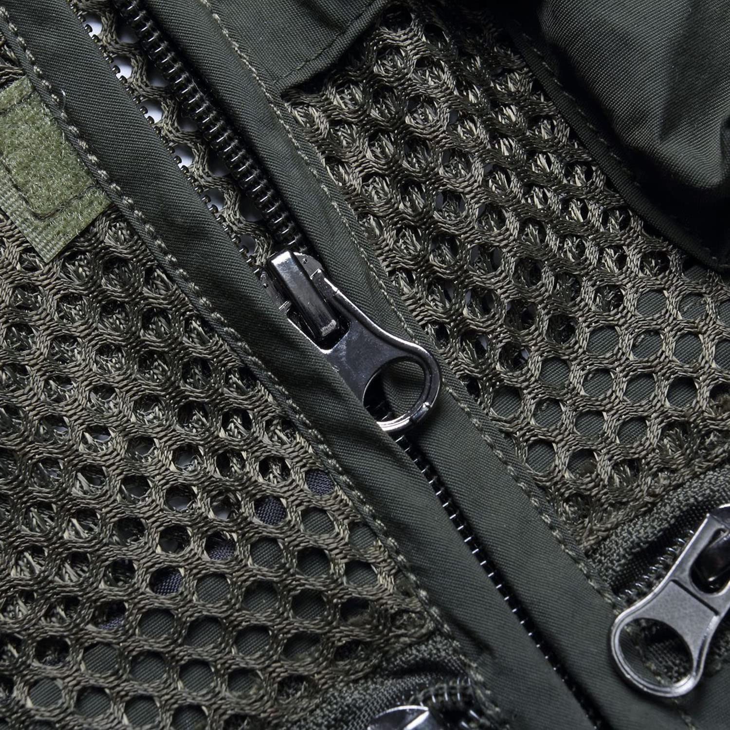 Chaleco Multibolsillo para Hombre Chaleco De Malla De Secado Rápido Chaqueta Transpirable para Exteriores Chaleco De Pesca Informal Multifuncional