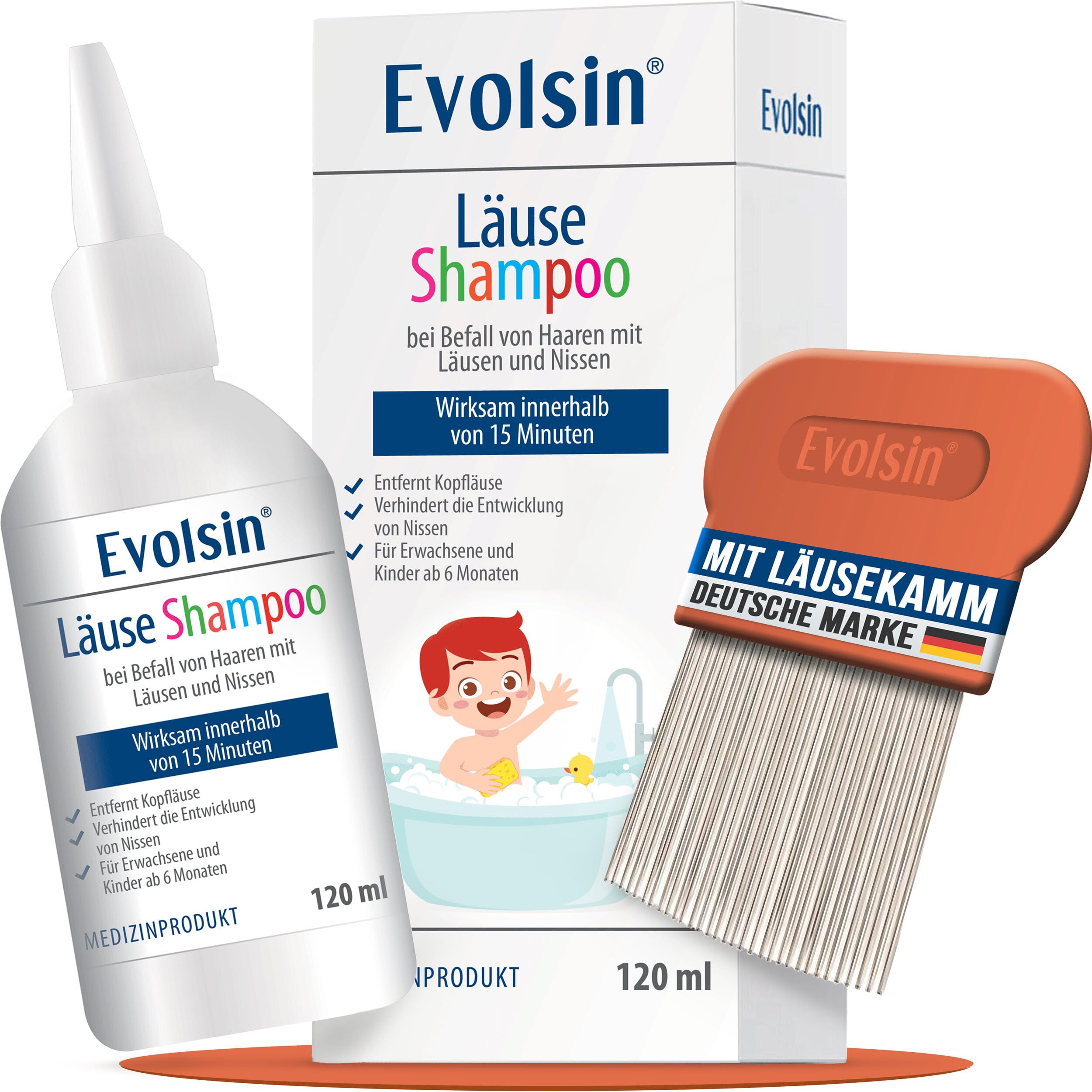 Evolsin® Läuseshampoo & Läusekamm