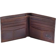 Stealth Mode RFID Wallet for Men - Genuine Napa Leather Bifold Mens Wallet with 8 Card Slots & Divided Billfold - Elegant Gift Box Packaging, RFID Blocking Technology