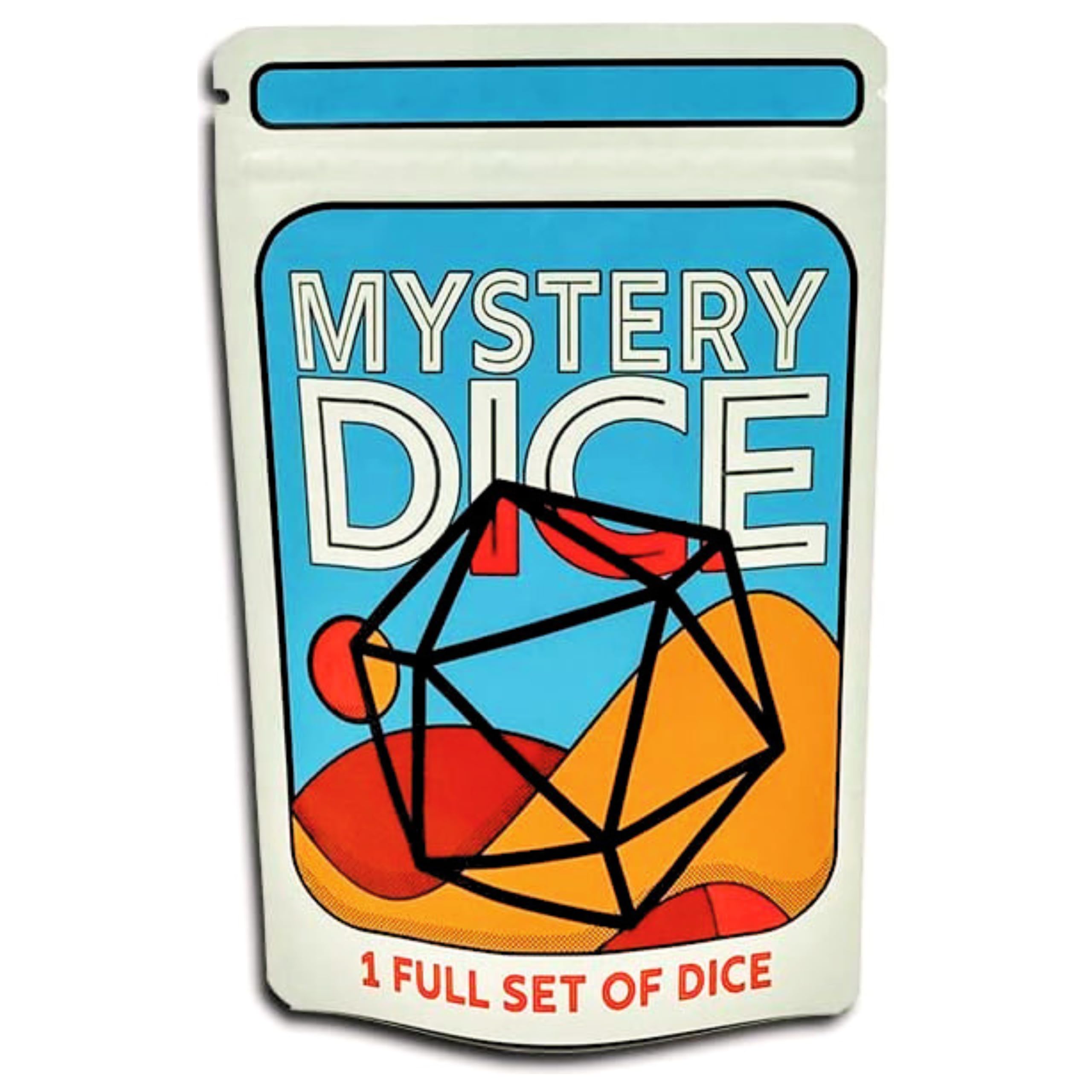 1985 Games - Dungeon Craft Mystery Würfel Set, 7 polyedrische Würfel, Breite Palette von Mustern, geeignet für Rollenspiele, Tischspiele (Geheimnis 1er Packung)