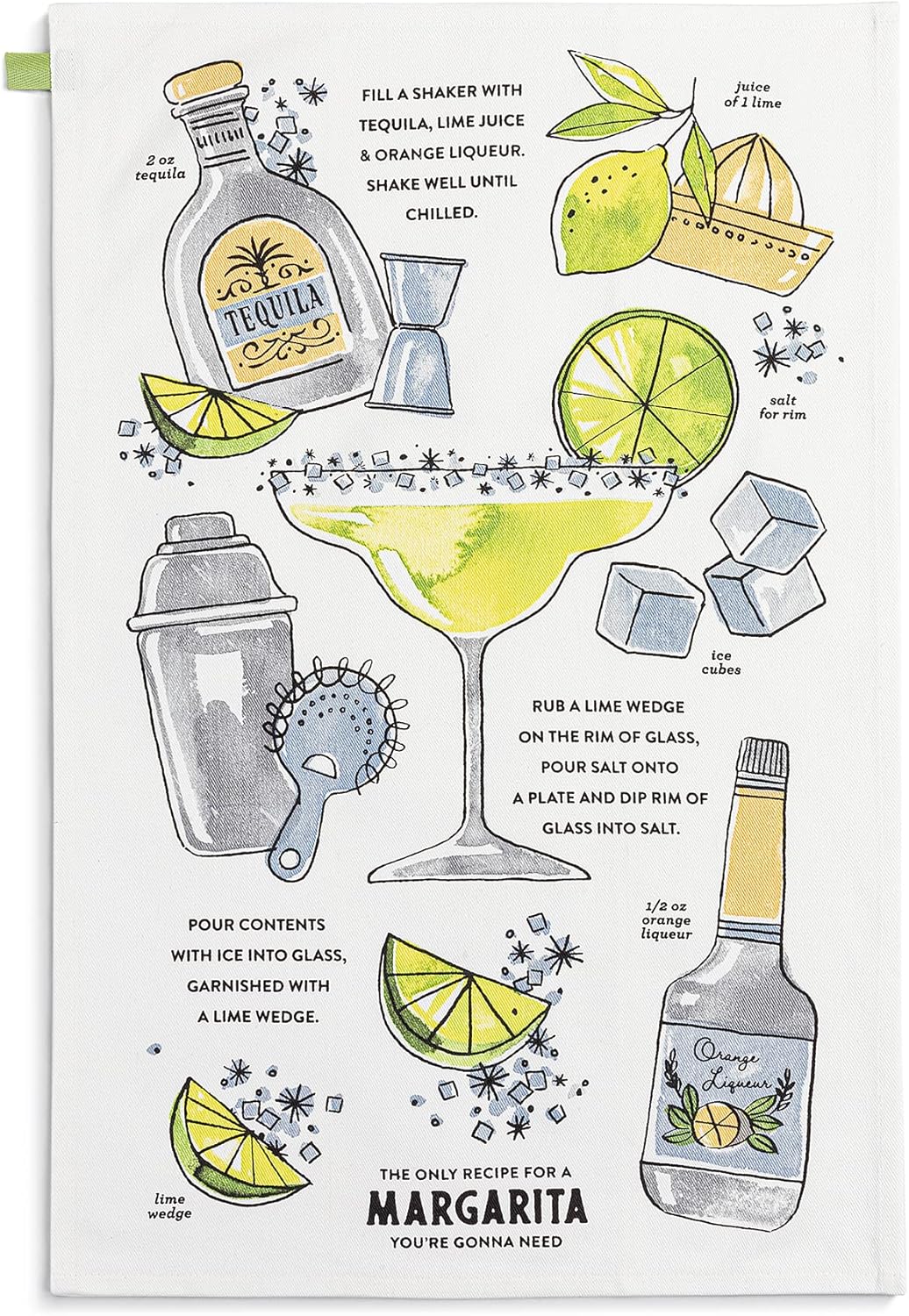 DEMDACO Only Margarita Recipe You’re Gonna Need 28 x 17 All Cotton and Stainless Steel Bar Towel and Stir Stick Set DEMDACO Only Margarita Recipe You’re Gonna Need 28 x 17 All Cotton and Stainless Steel Bar Towel and Stir Stick Set