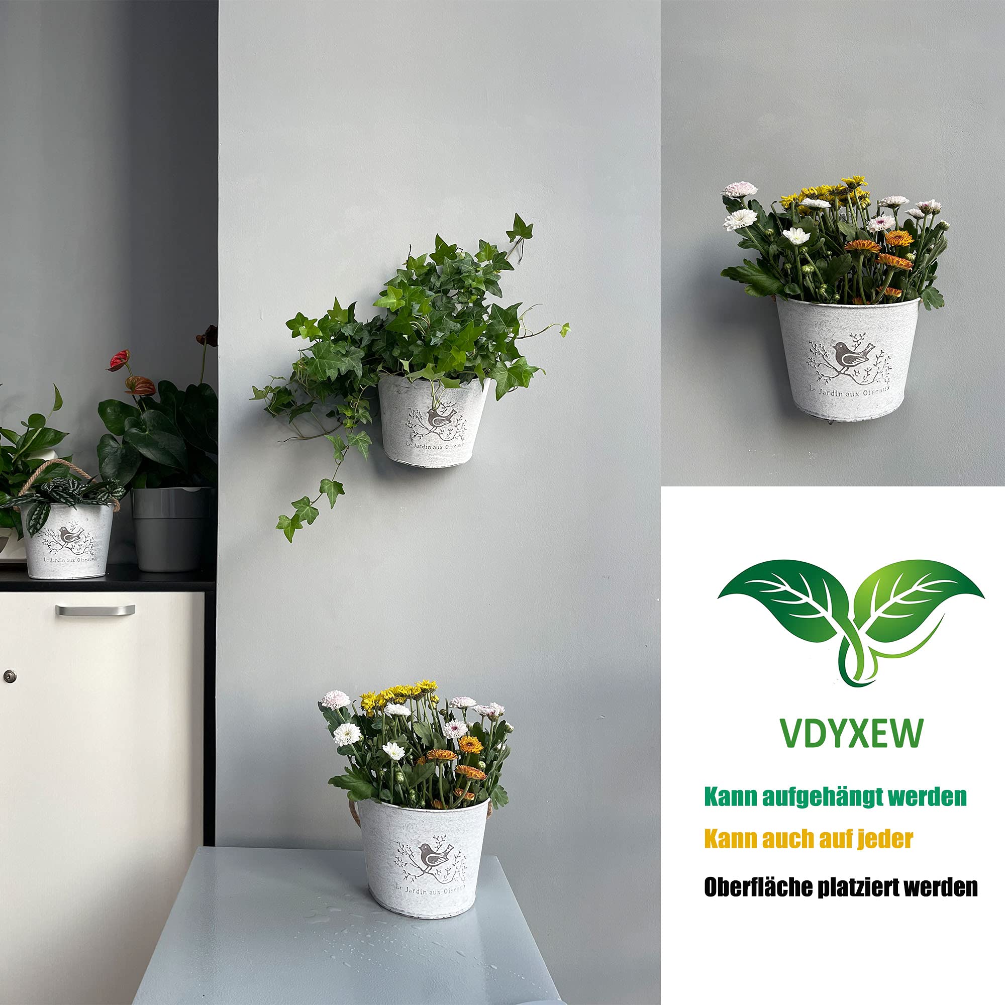 Fioriera In Metallo Color Mattone MELIO | Maisons Du Monde - Foto 9