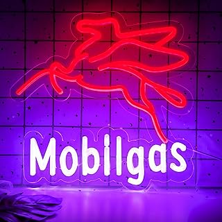 Gasoline Neon Sign for Gas Station Personalized Led Sign for Man Cve Neon Sign for Garage,Auto Repair Shop,Birthday Gift for Men,Size12.5 * 12.2inch(ZYLD085)