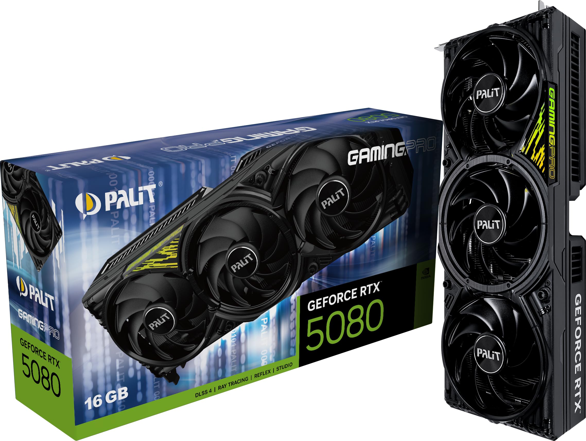 Palit GeForce RTX 5080 GamingPro V1 16 GB GDDR7 Gaming Scheda grafica