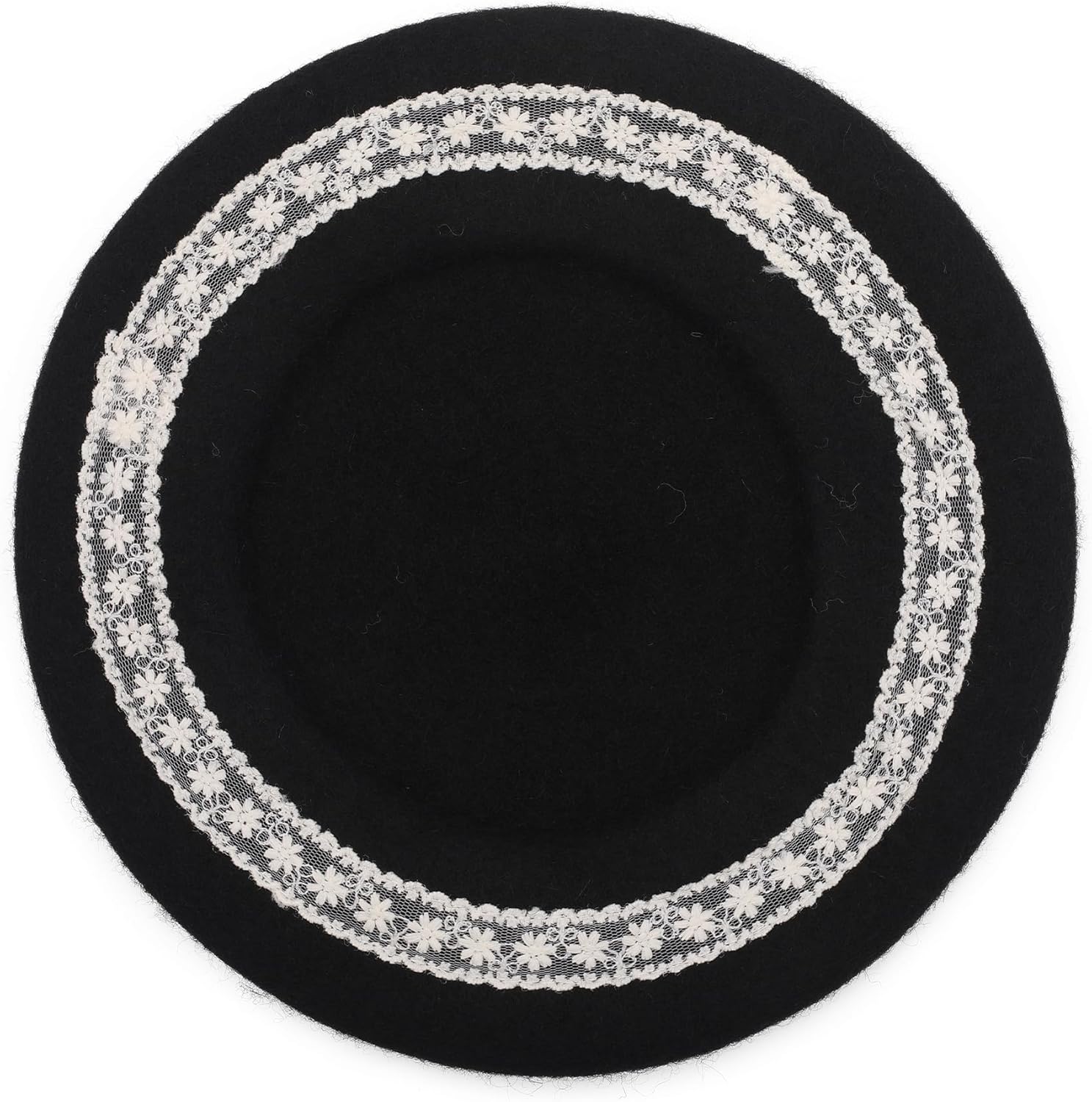 ZLYC Wool French Beret Hat for Women Girls Solid Color Artist Beret Cap - Image 5