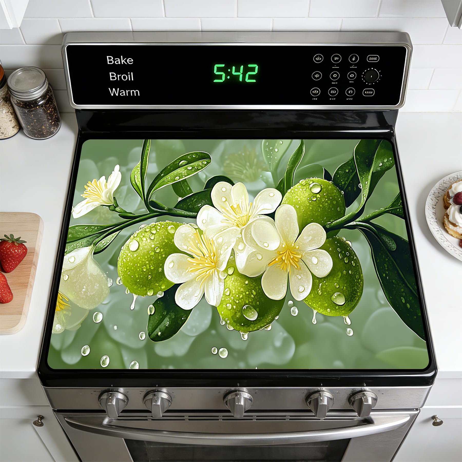 Stove Burner Covers Non-Slip Electric Cooktop Protector Mat (CH731)
