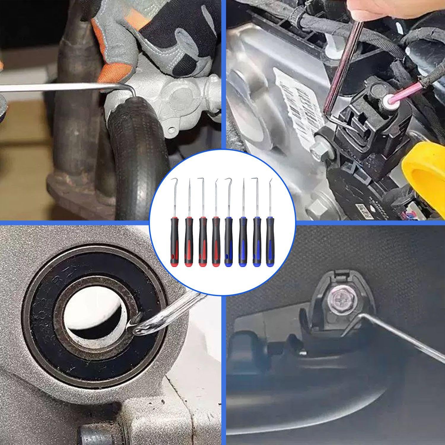 Strumento Di Eliminazione A 8 Pezzi, Strumento Di Sblocco, Smantellamento Dell'Auto E Strumenti Di Montaggio, Strumenti Di Tenuta Dell'Olio, Kit Mini-Pick, Strumento Spudger, Gadget.