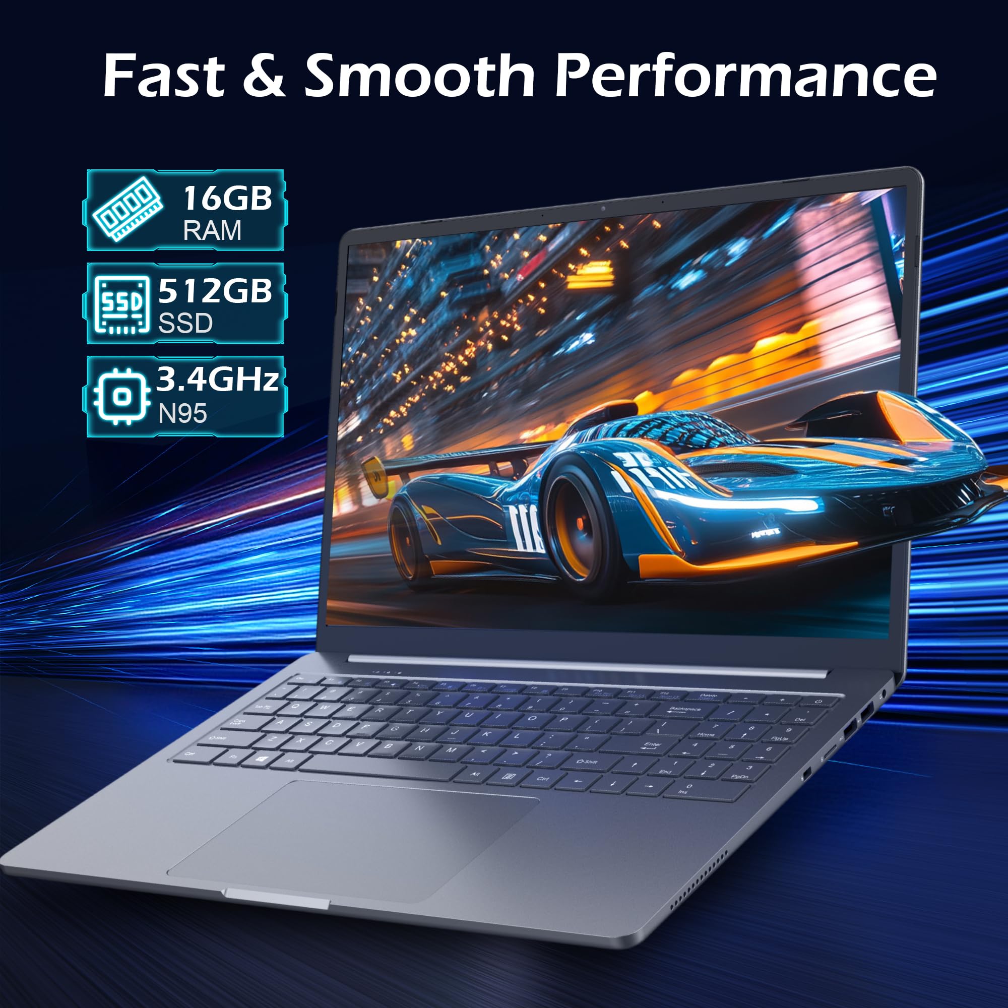 Amazon.com: 16 inch Touchscreen Laptop,Laptop Computer with Quad