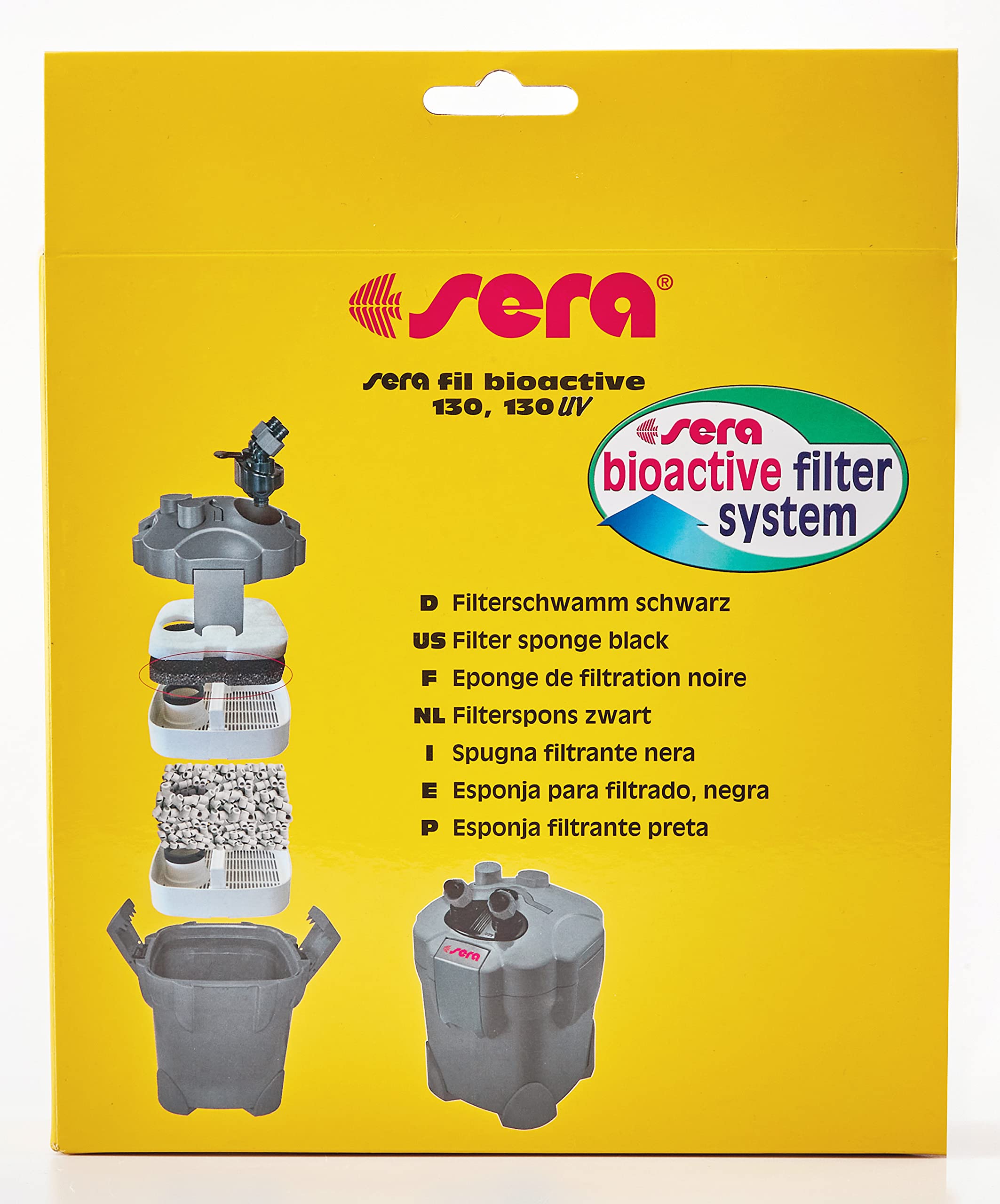 SERA Fil Bioactive 130 - Filtre extérieur pour aquarium