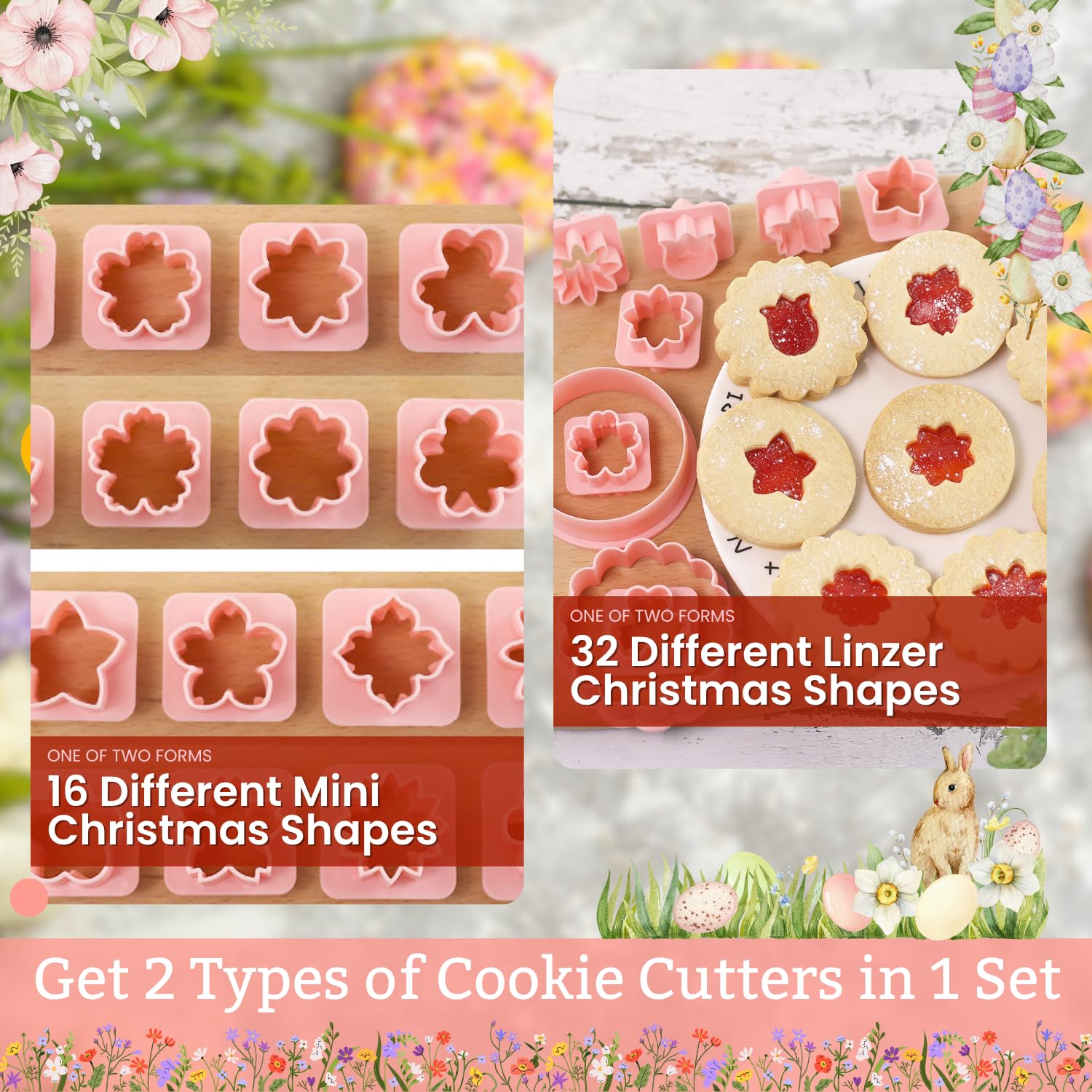 Mini Bloem Cookie Cutter Set 10 STKS Linzer Cookie Cutter Plastic