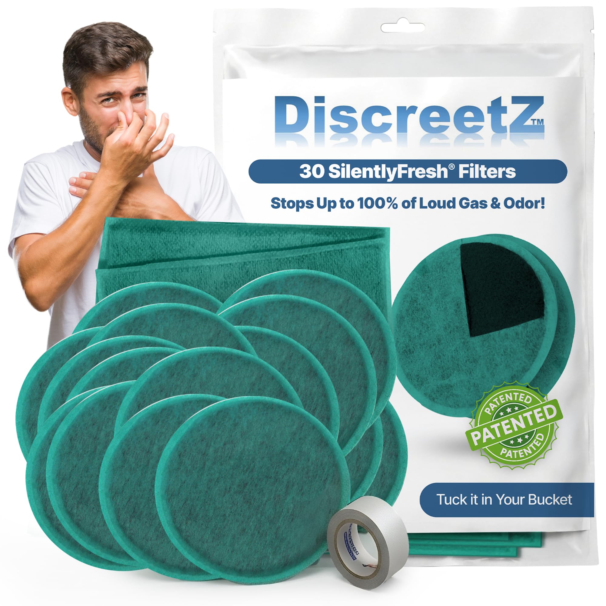 Effektive Blähungslinderung, Endgeruch & Lärm bis zu 100%! schlechte Gasentlastung, Kohleblähungen Pads, Low Carb Diät, Reizdarmsyndrom IBS, Divertikulitis, Colitis, Crohns, Leaky Gut, IBD S-30