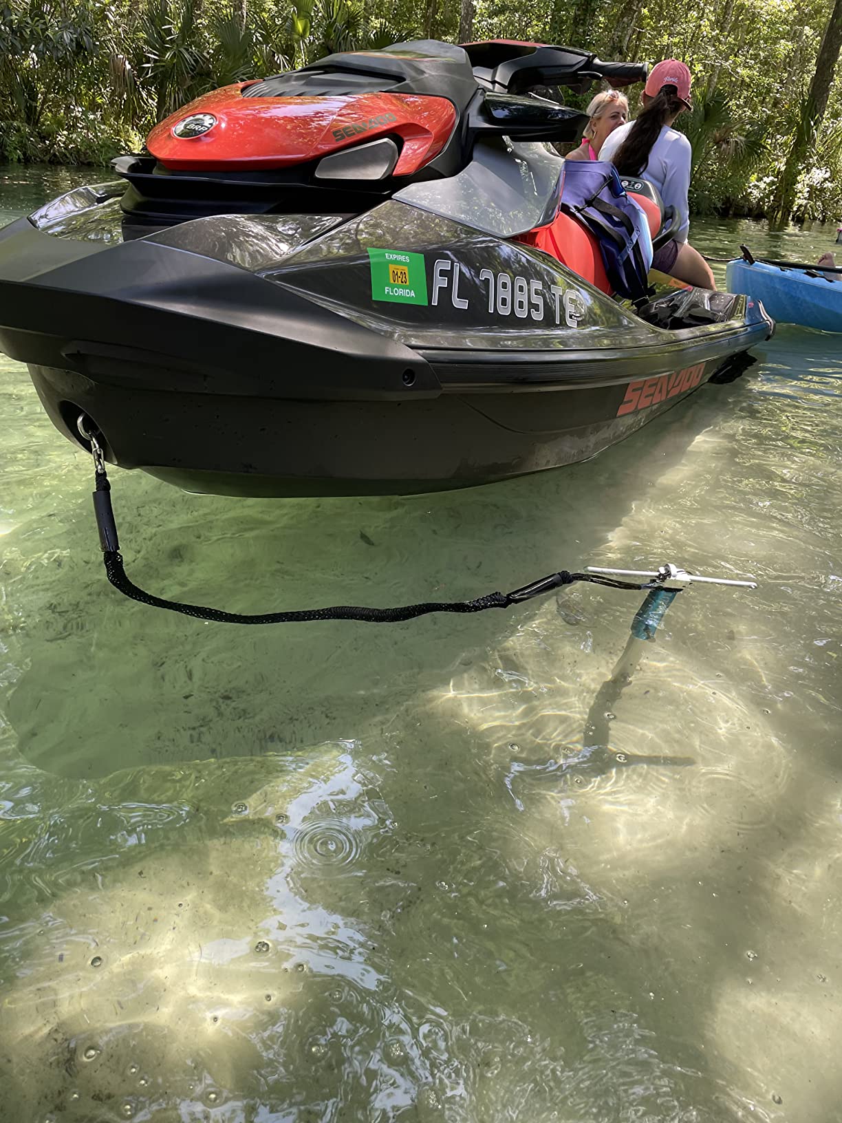 25/mo Finance SandShark Ultimate PWC Premium Jet Ski Anchor. Shallow Water Anchor Pole