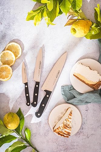 Miniatura 6 de ARCOS Juego de cuchillos de 3 piezas en acero inoxidable. 2 cuchillos de chef y 1 cuchillo de pelar. Cuchillos de cocina profesionales con mango