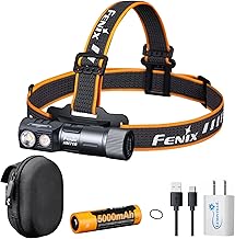 Fenix SW05R-RED - Linterna Giratoria De Cuerpo Plano Con Clip Y Luz