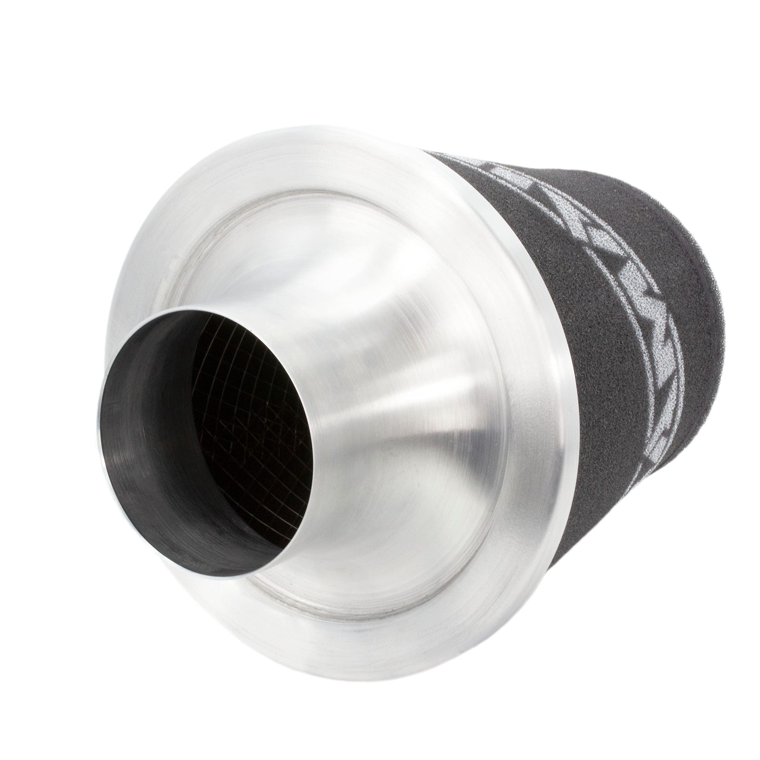 RAMAIR Nero Medio Alluminio Induzione Filtro Aria Universale 80Mm - Foto 2