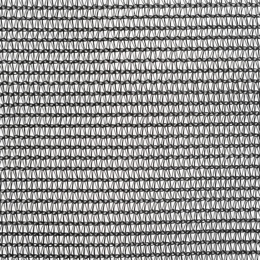 Containernetz Anhängernetz Ladungssicherungsnetz Abdecknetz für Anhänger HDPE 3 x 7 m Schwarz