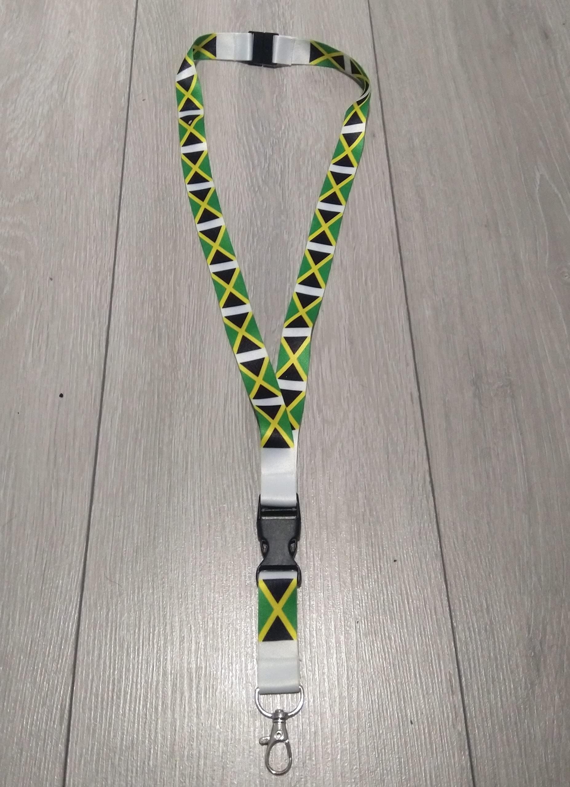 Jamaica Lanyard with Safety Breakaway by Silverbak Gifts - Ideal for ID Badges - 80cm x 2cm