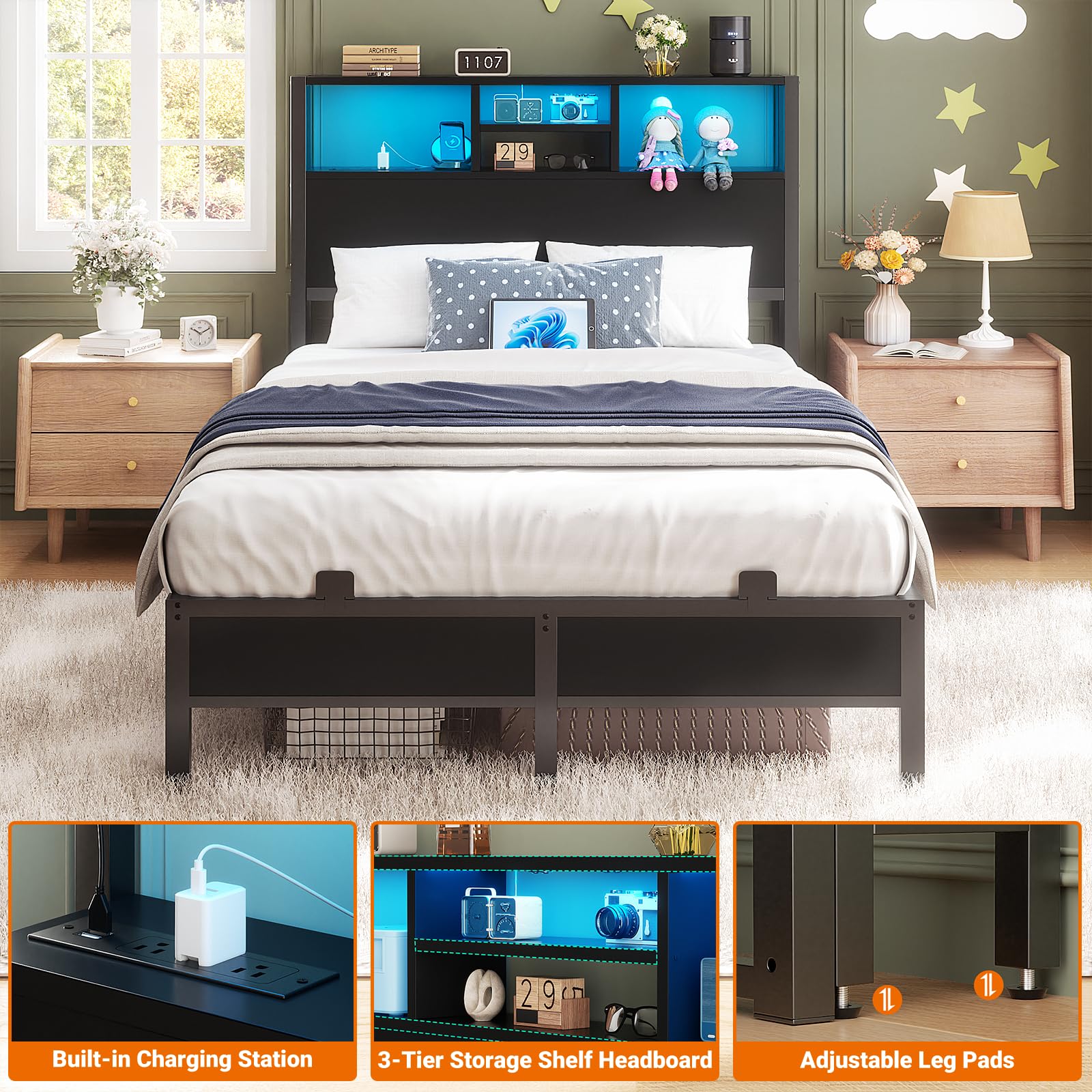 Best Twin Headboard Picks for 2026, Vetted 2 Aheaplus Headboard for Twin Size Bed with Storage, Headboards with Outlets, USB — product photo